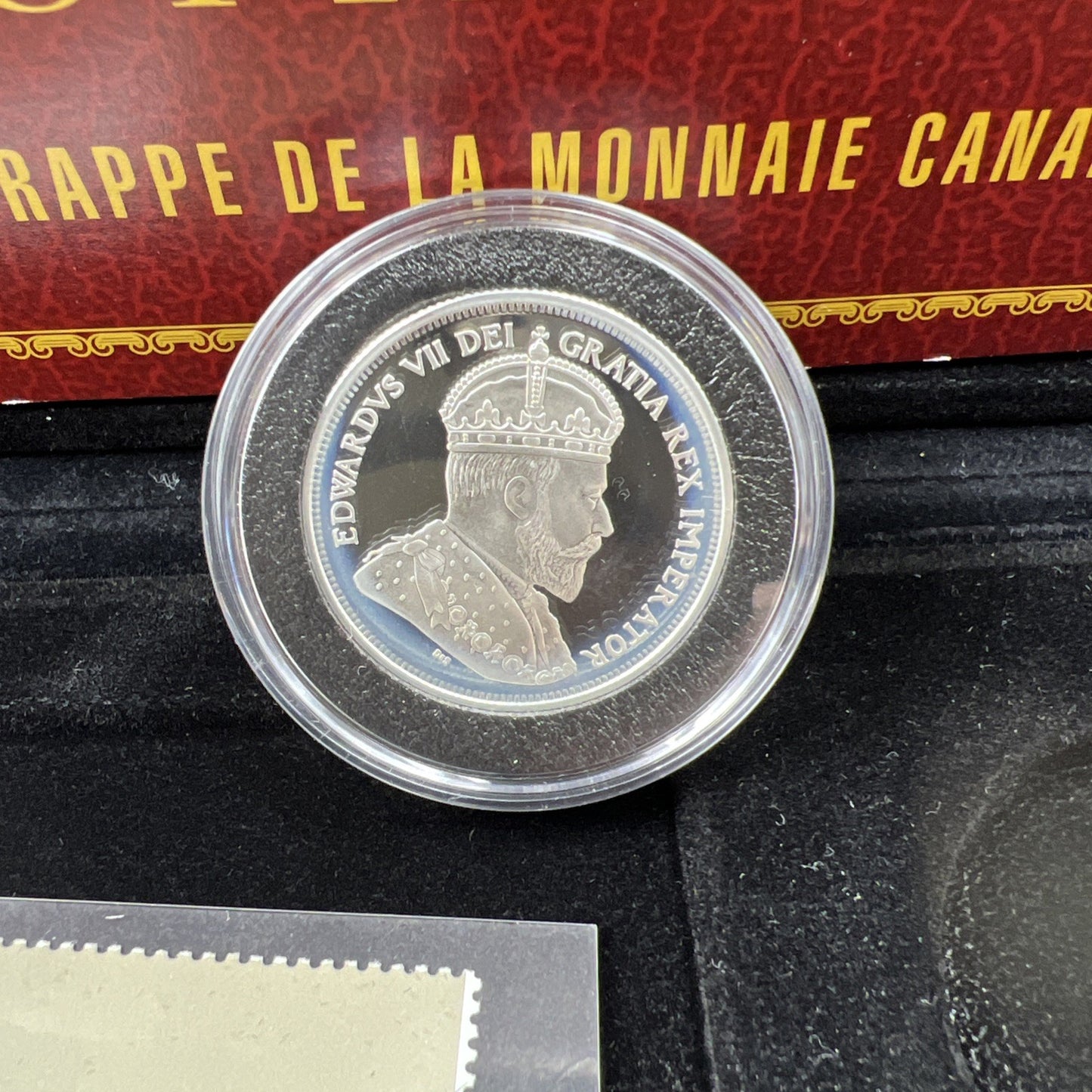 2008 50-Cent Royal Canadian Mint 100th Anniversary Proof Coin & Stamp Set