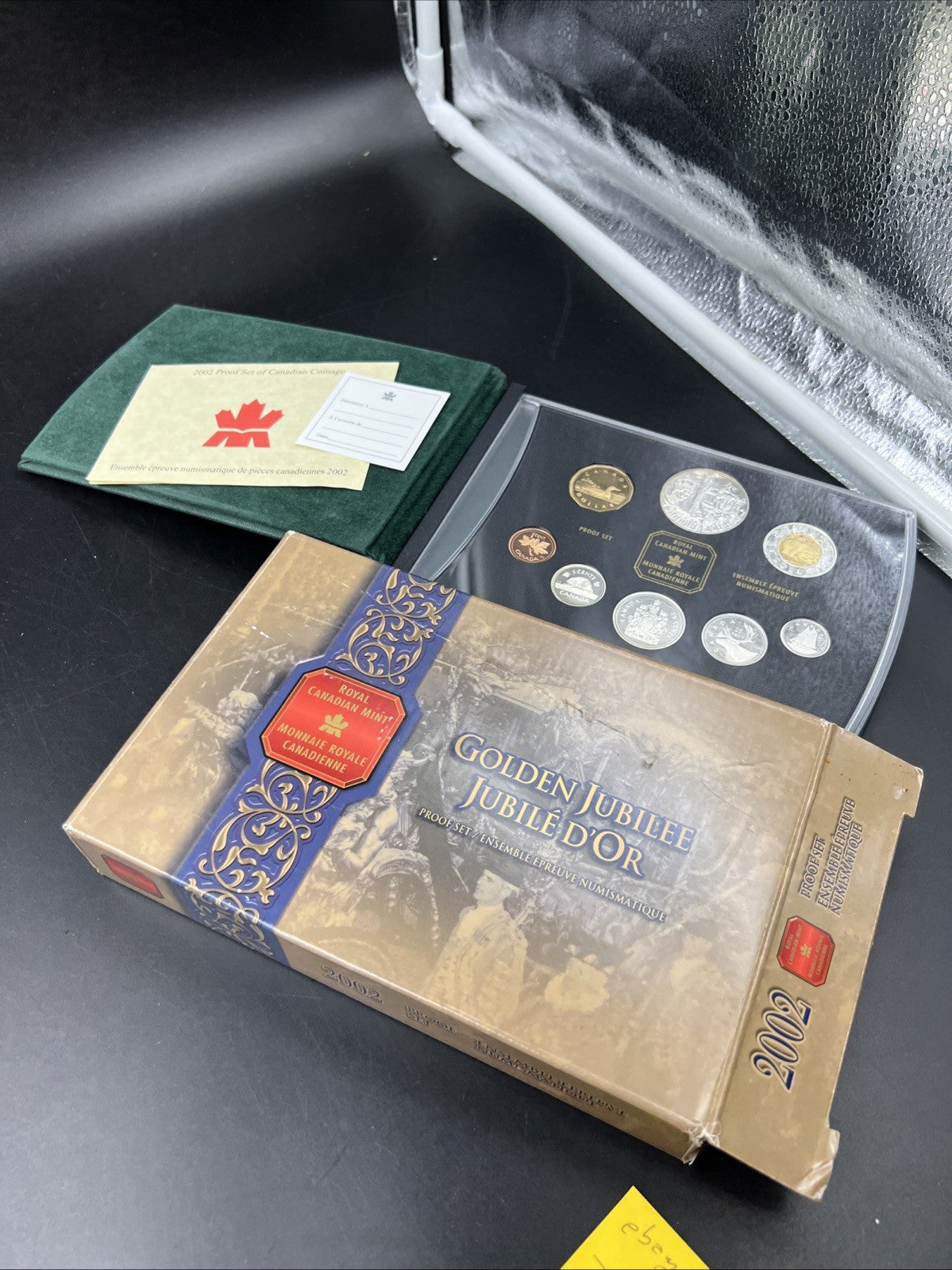 Golden Jubilee 2002 Proof Set Royal Canadian Mint 50th Special Edition