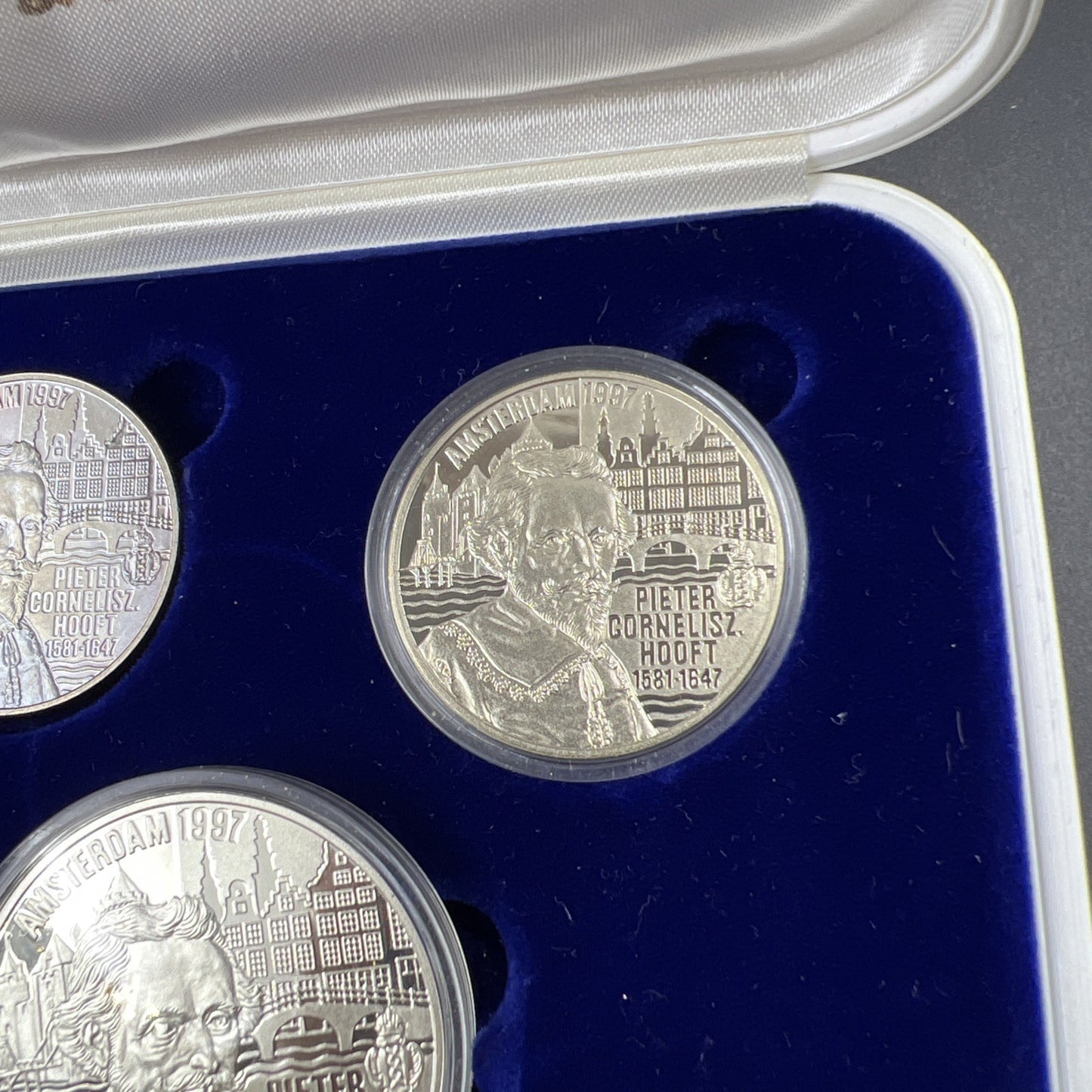 3 Coin Set 1997 €50 €20 €5 Euro Netherlands Amsterdam Pieter Cornelisz Hooft