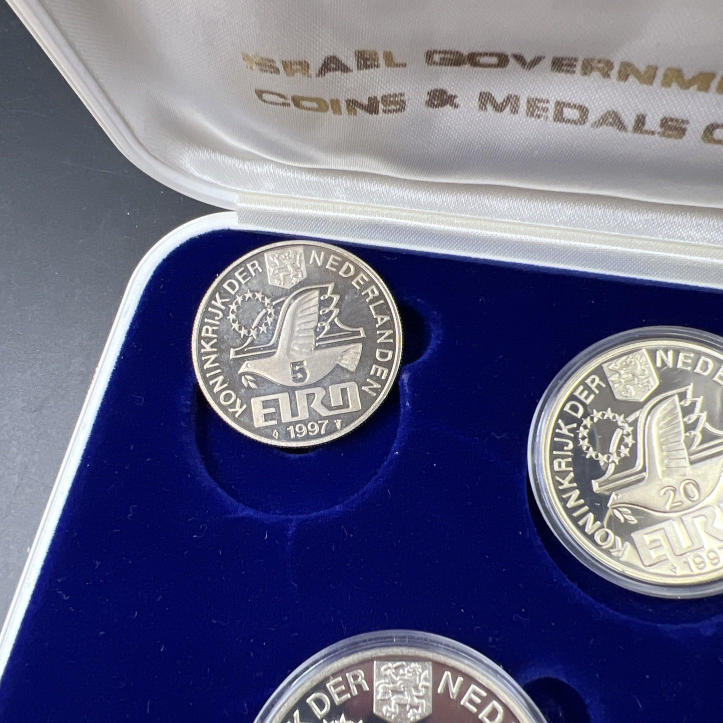 3 Coin Set 1997 €50 €20 €5 Euro Netherlands Amsterdam Pieter Cornelisz Hooft