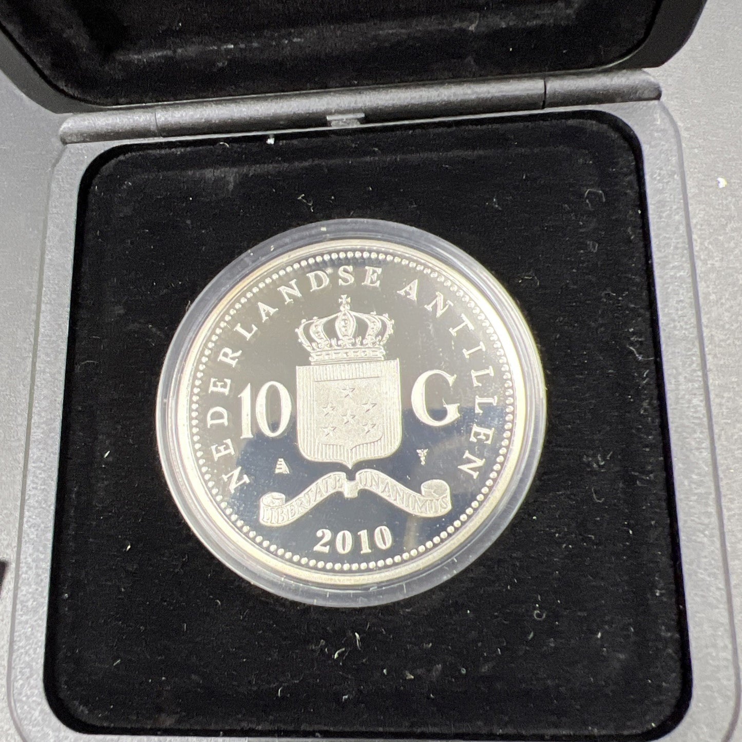 Netherlands 10 Gulden 2010 Silver Proof Farewell to the Antilles Commemorative