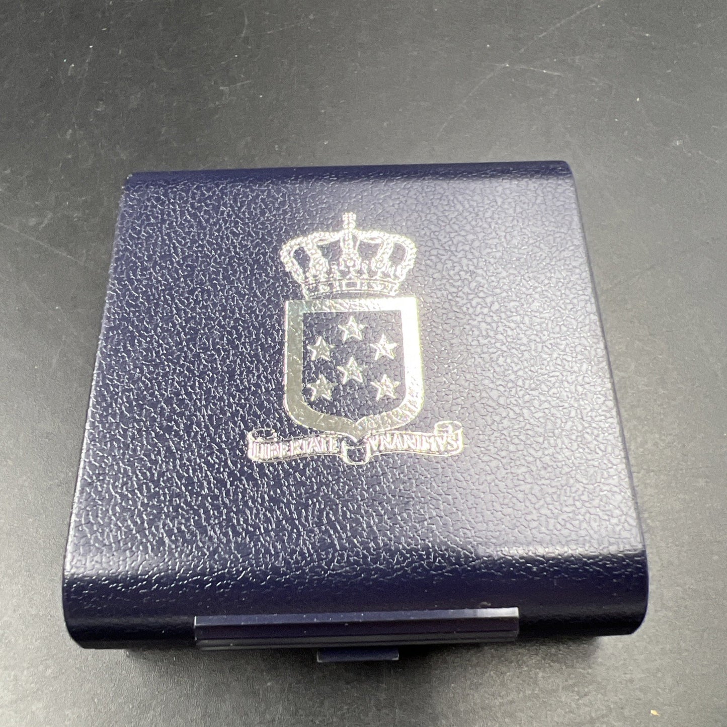 1982 Netherlands Antilles 50 Gulden Gem Silver Coin in Box