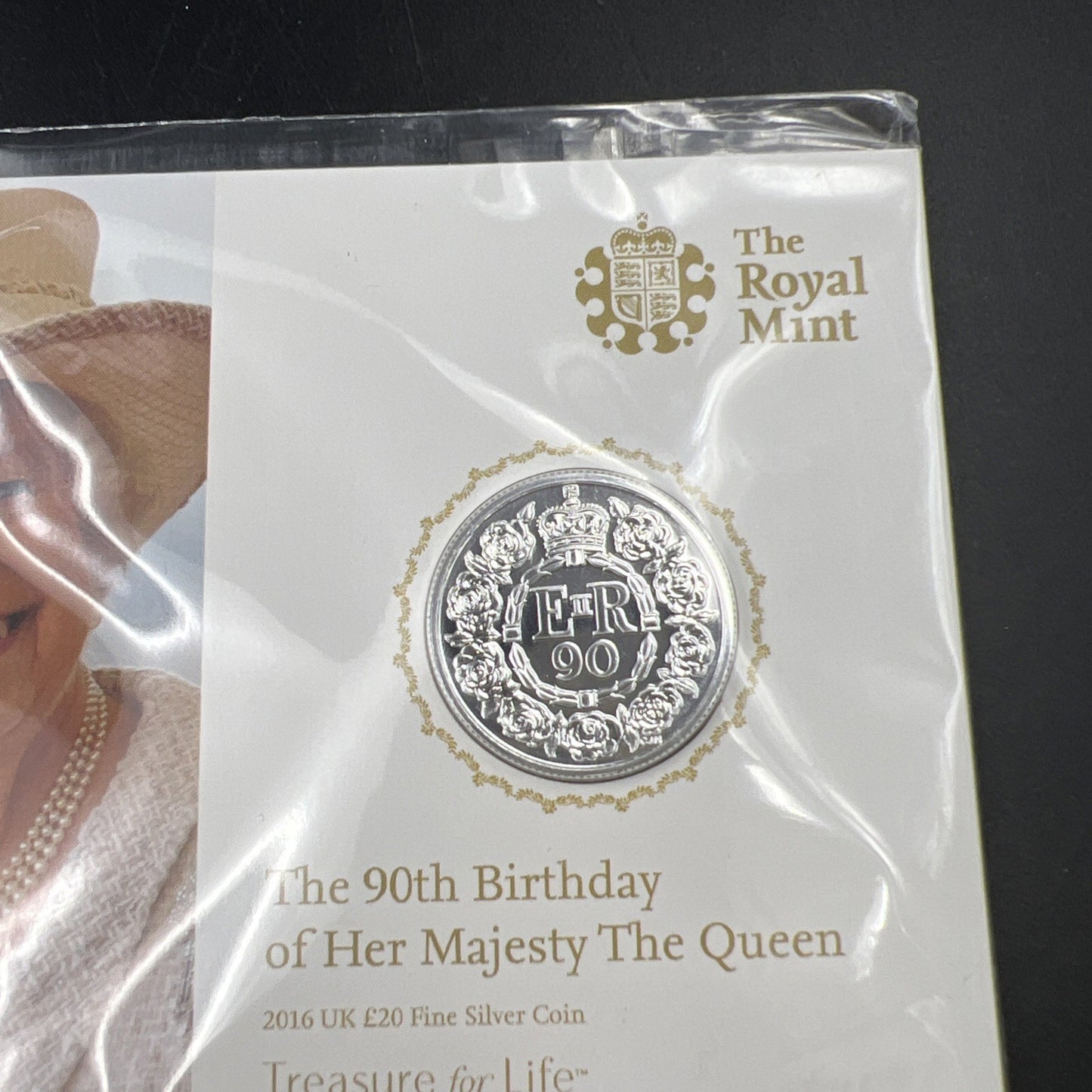 2016 Royal Majesty Silver Coin United Kingdom Royal Mint £20 Gem UNC
