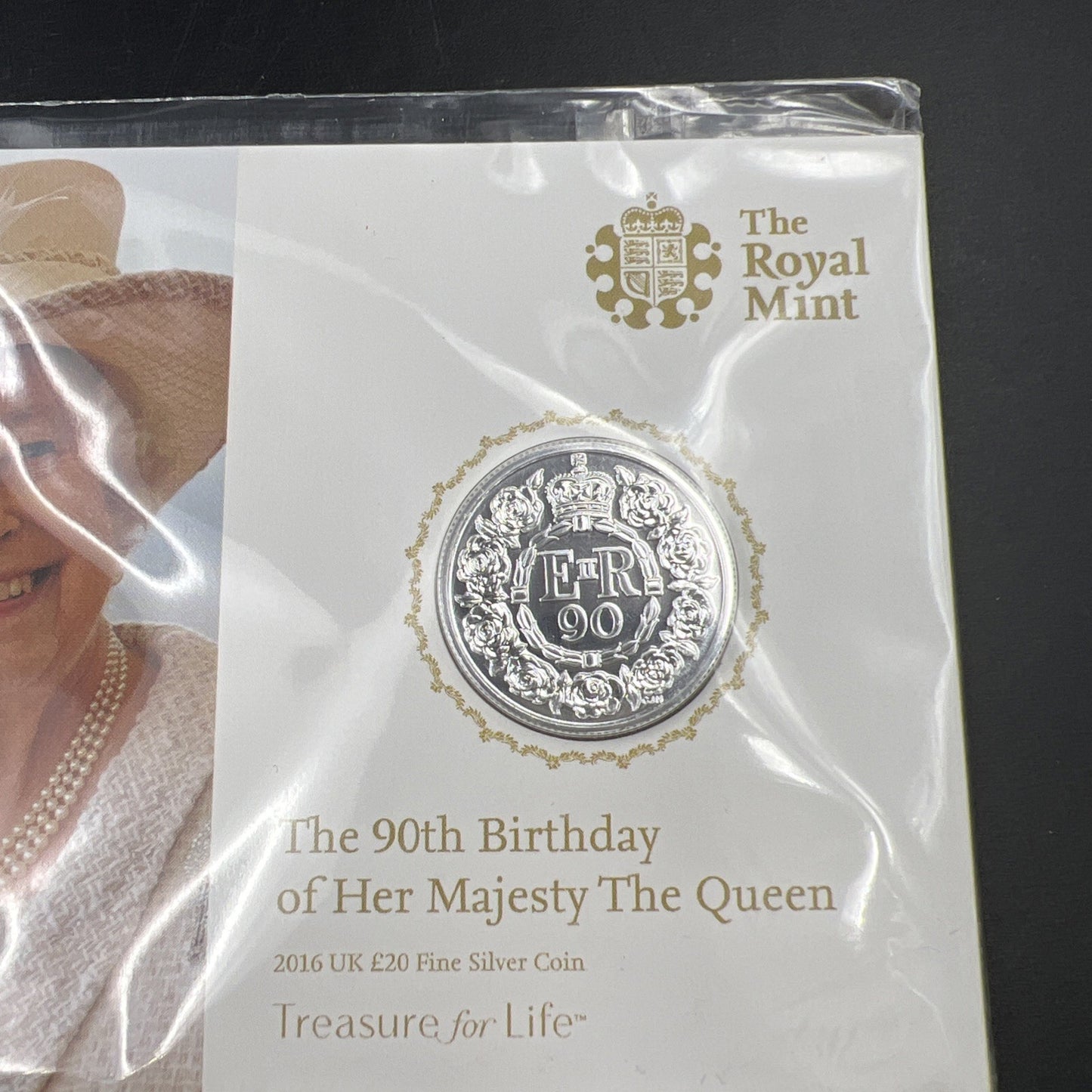 2016 Royal Majesty Silver Coin United Kingdom Royal Mint £20 Gem UNC