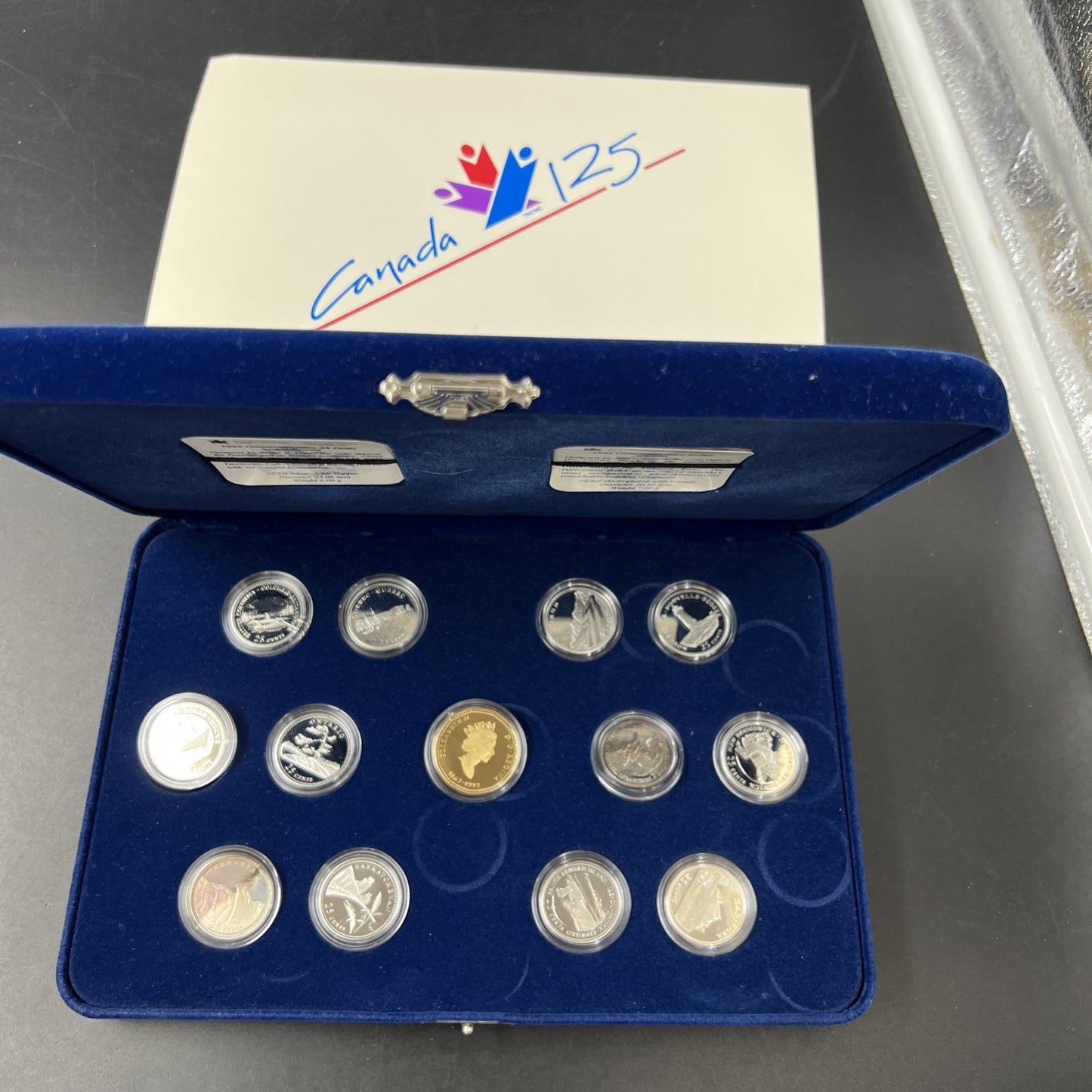 Canada Proof 1992 125th Confederation Anniversary Silver Quarters & Dollar Set