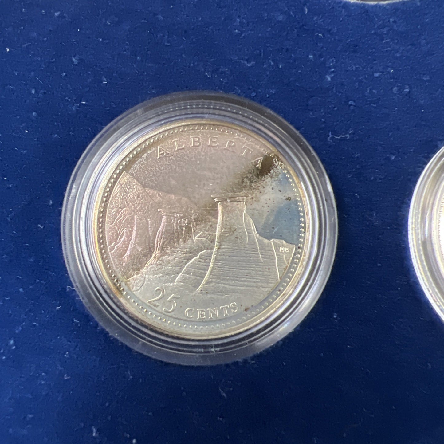 Canada Proof 1992 125th Confederation Anniversary Silver Quarters & Dollar Set