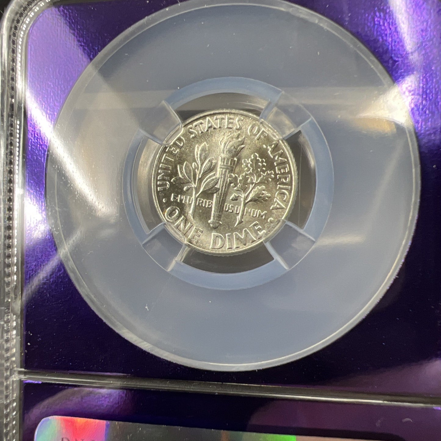 1946 P 10c Roosevelt Silver Dime Coin NGC Bee Label Holder MS66 Gem BU