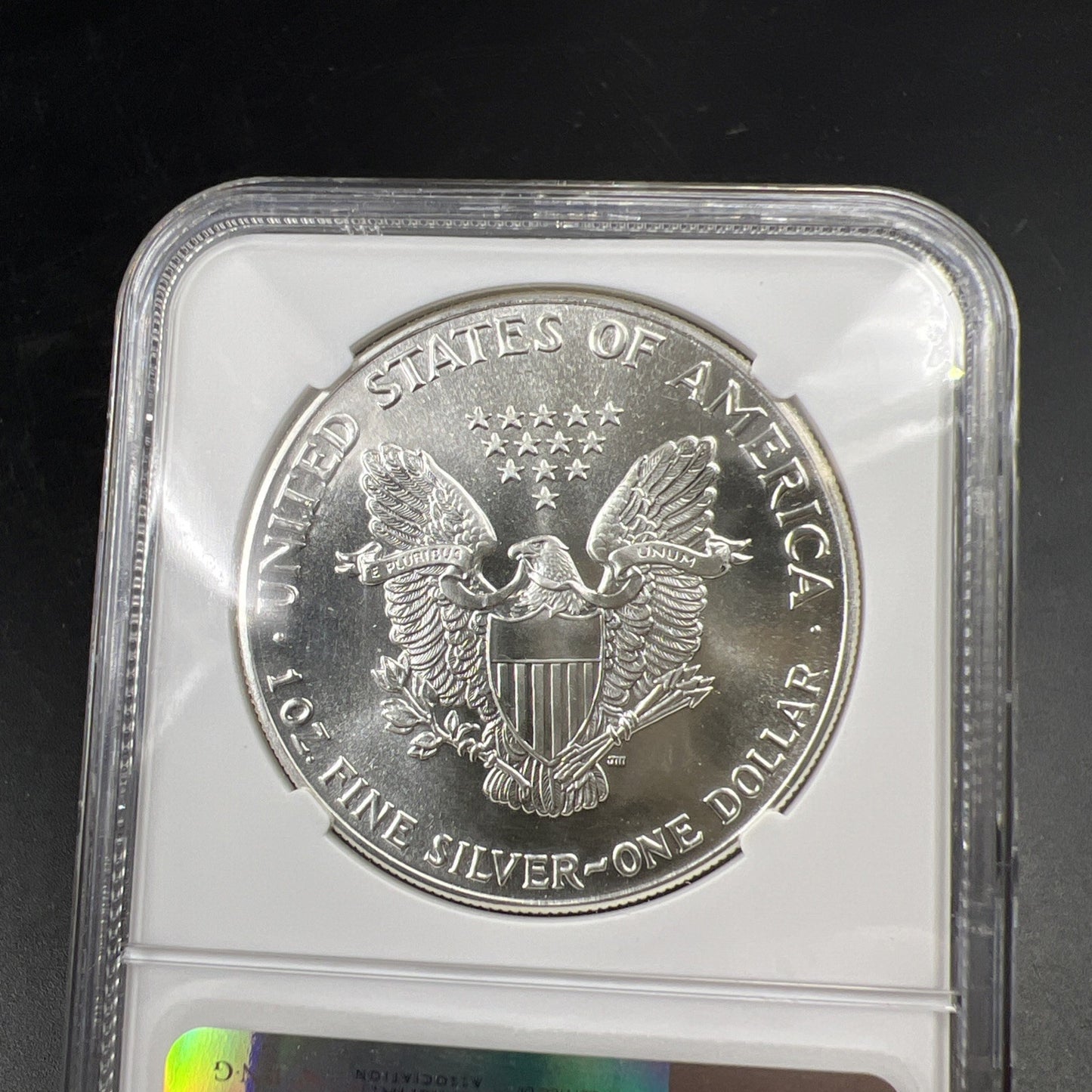 1988 1 Oz ASE American Silver Eagle NGC MS69 Red Book Label Early Production