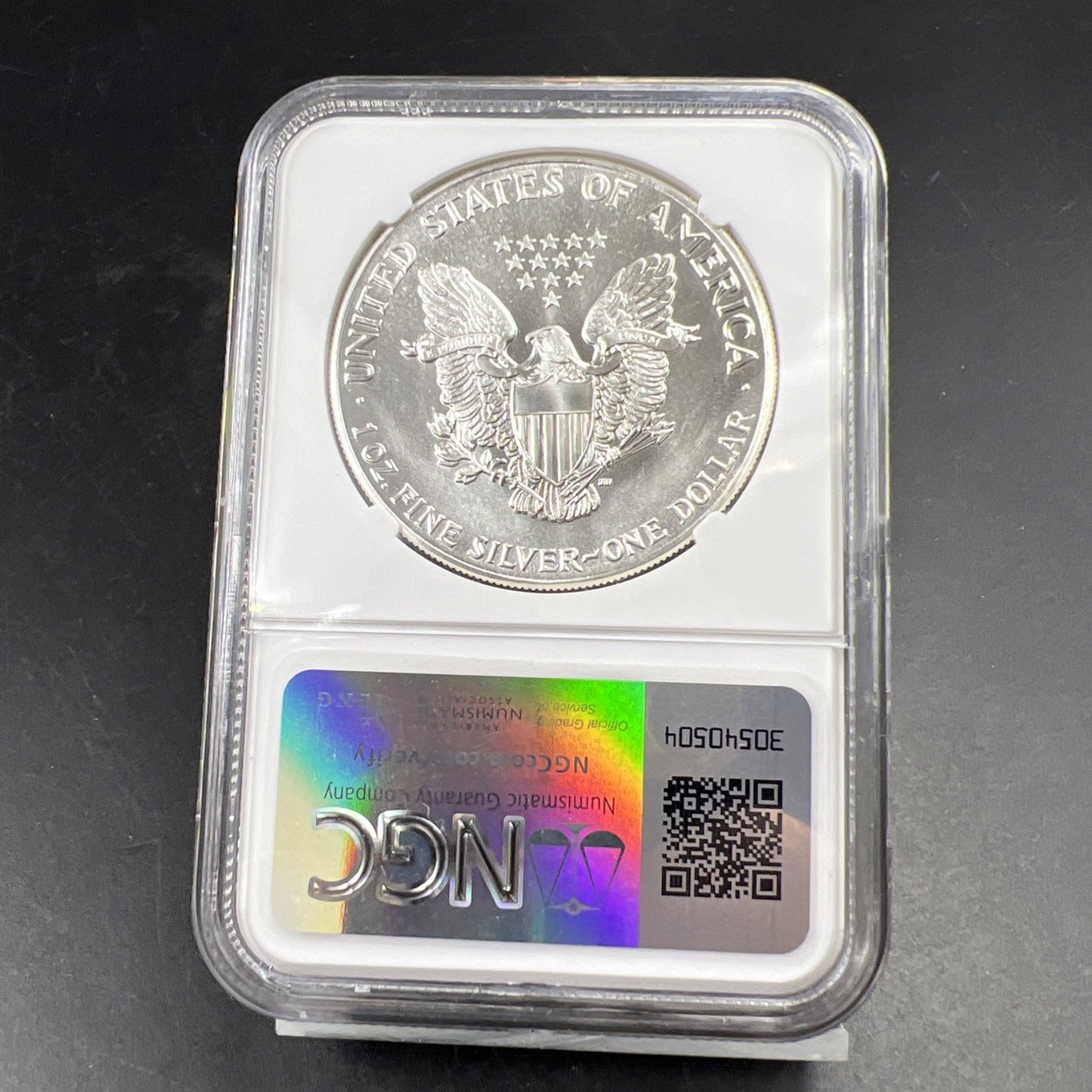 1988 1 Oz ASE American Silver Eagle NGC MS69 Red Book Label Early Production