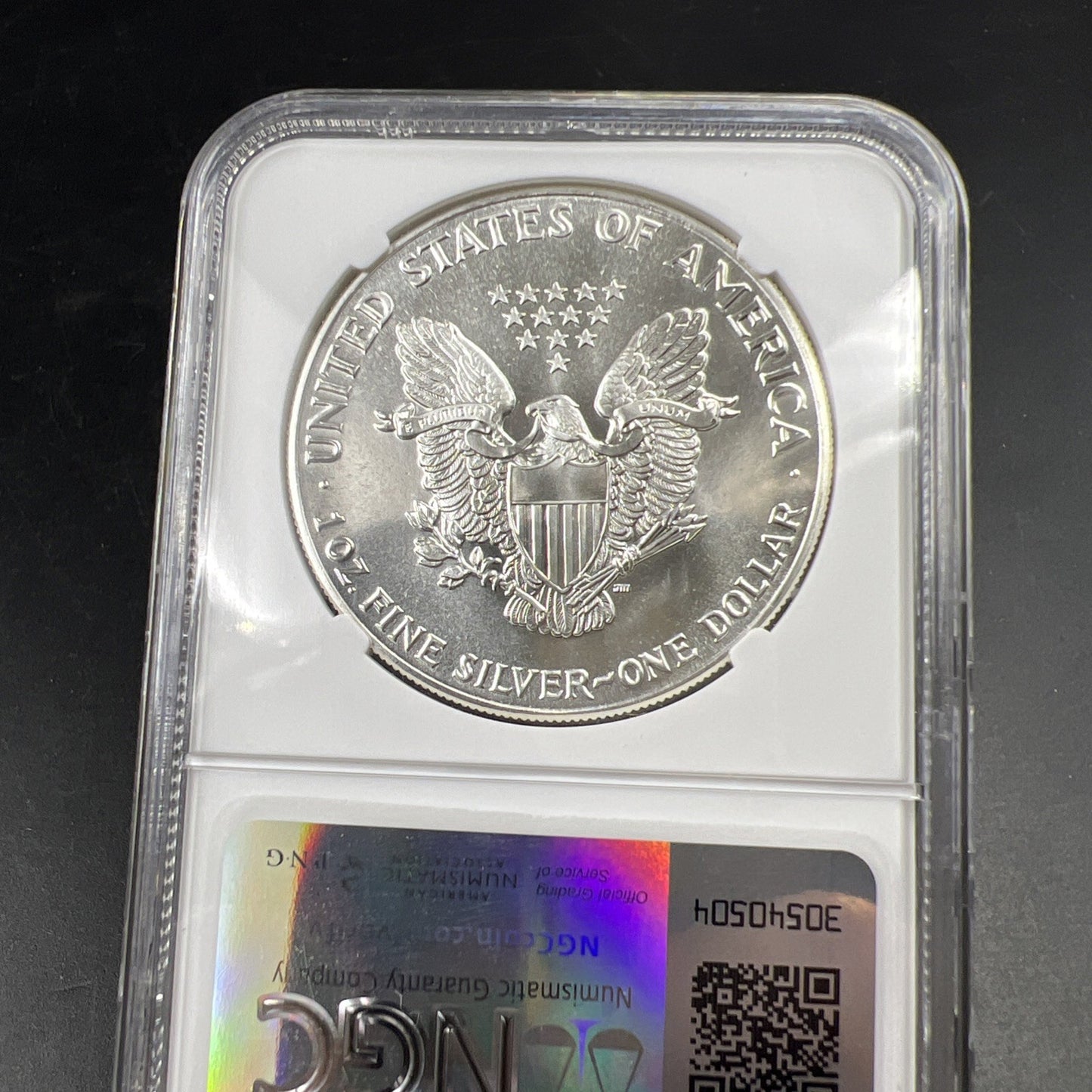 1988 1 Oz ASE American Silver Eagle NGC MS69 Red Book Label Early Production