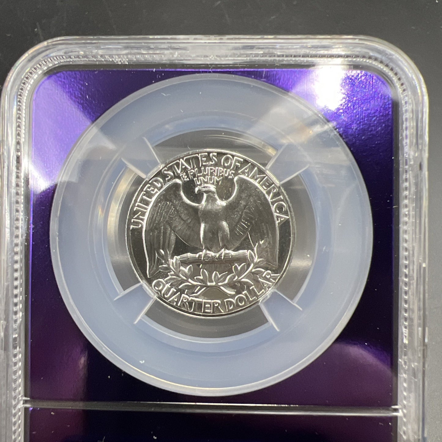1962 P 25c Washington Silver Quarter Coin NGC PF67 Bee Label Holder