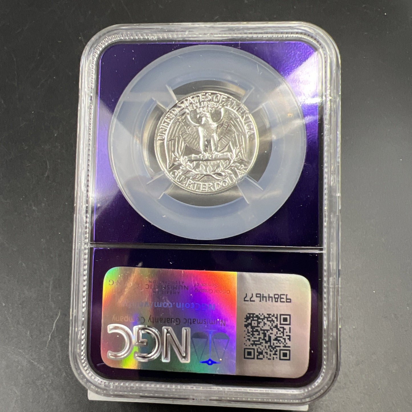 1962 P 25c Washington Silver Quarter Coin NGC PF67 Bee Label Holder