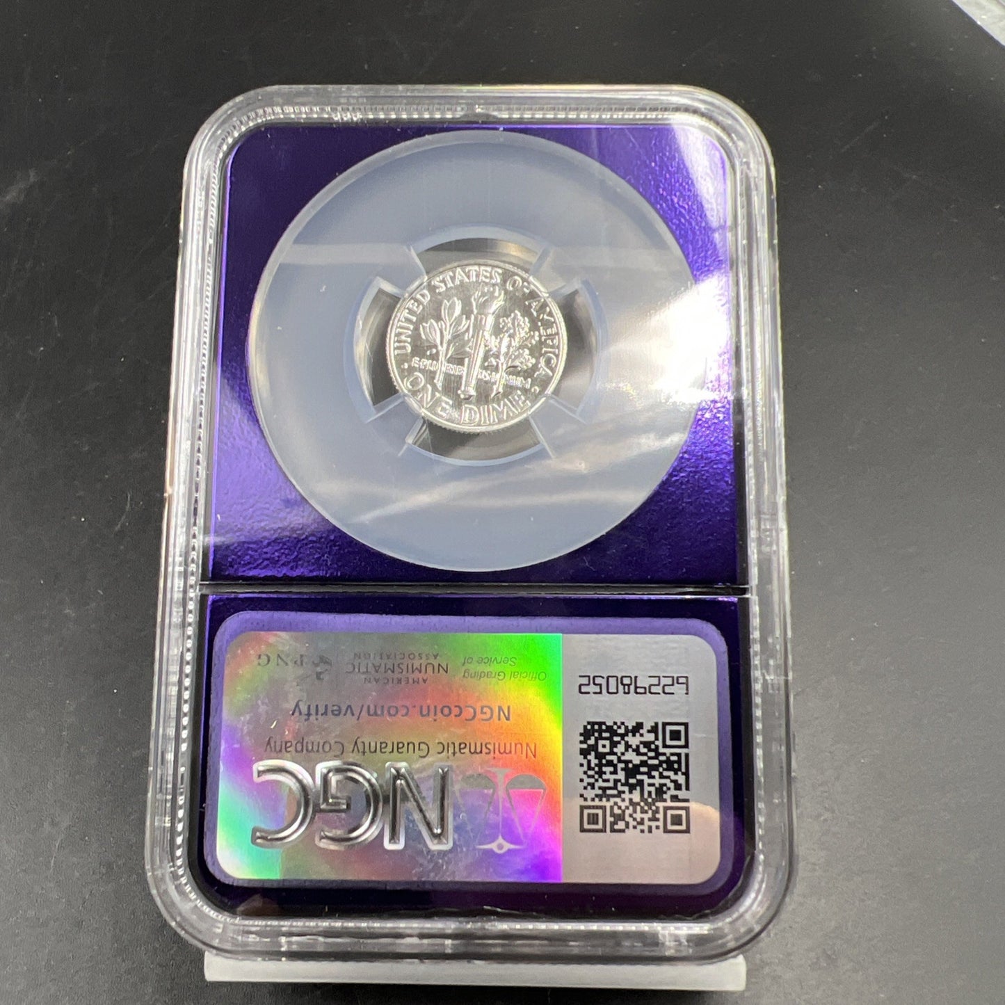 1964 P 10c Roosevelt Silver Dime Coin NGC PF68 Bee Label Holder