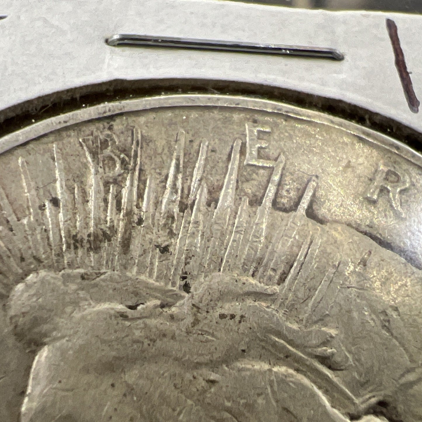 1934 D $1 Peace Silver Dollar Coin VAM 3 FS-003 Double Die OBV Medium D VF Circ