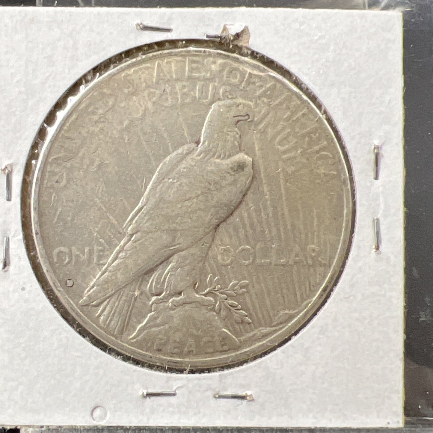 1934 D $1 Peace Silver Dollar Coin VAM 3 FS-003 Double Die OBV Medium D VF Circ