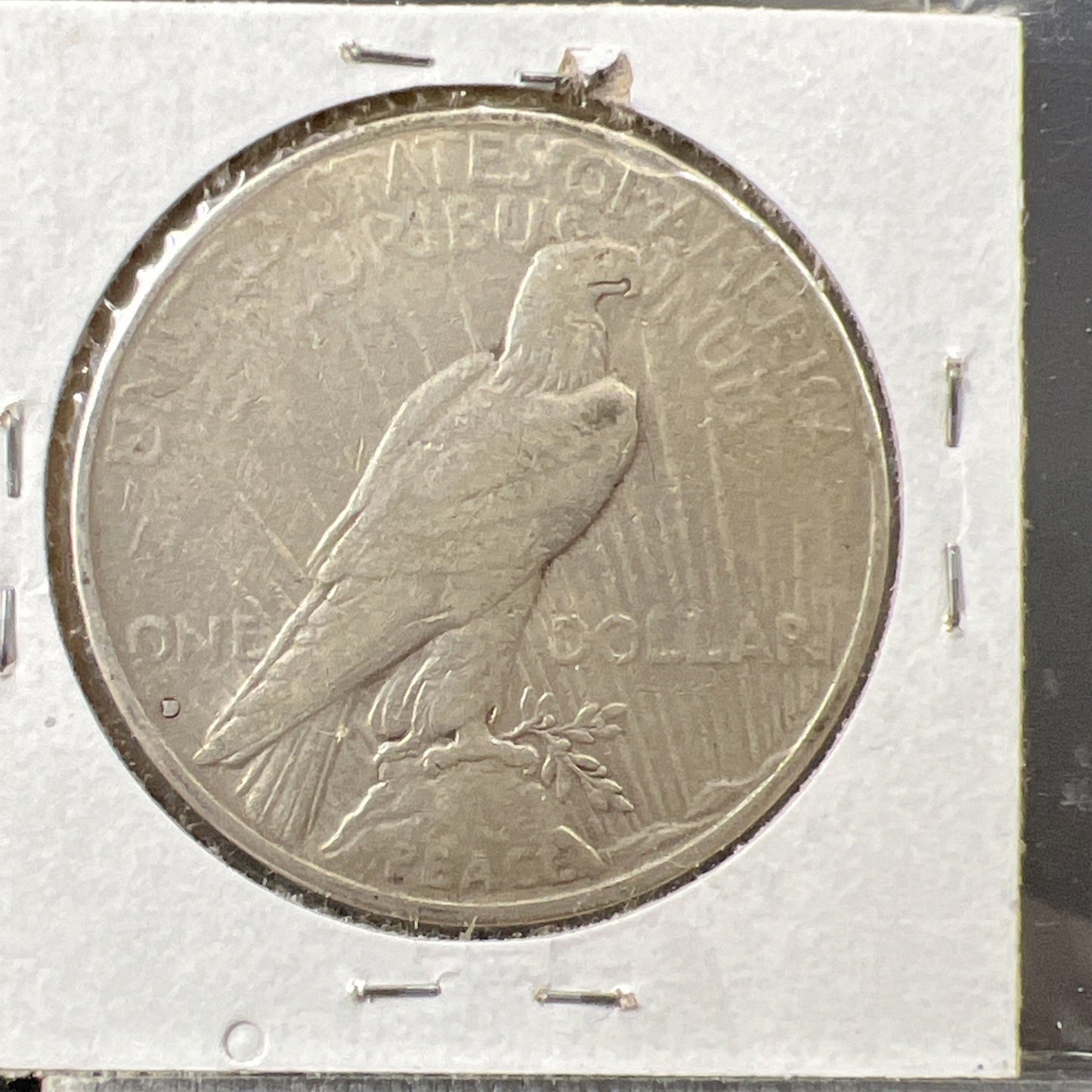 1934 D $1 Peace Silver Dollar Coin VAM 3 FS-003 Double Die OBV Medium D VF Circ