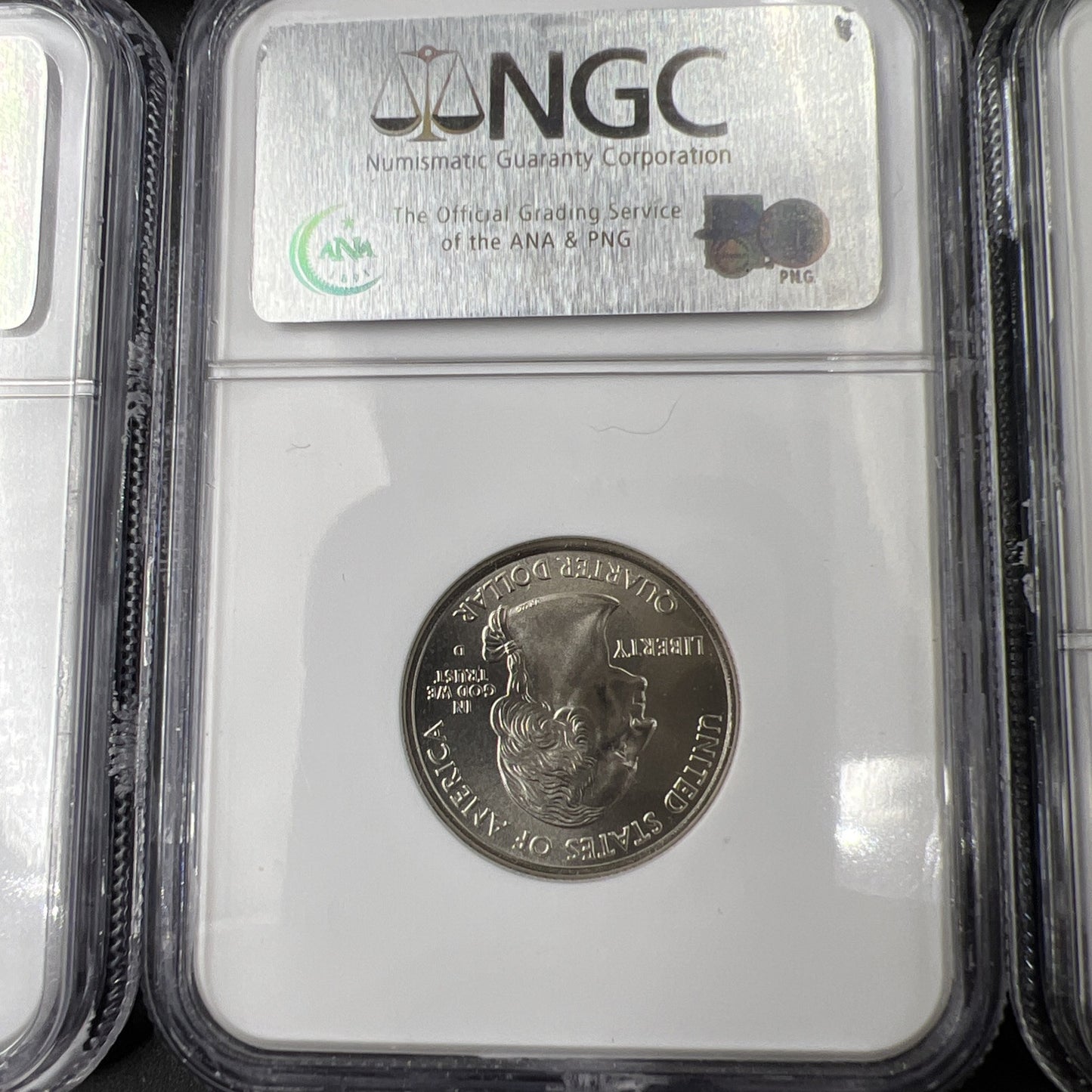 2005 D Complete 5 Coin SMS Quarter Set NGC Graded MS67