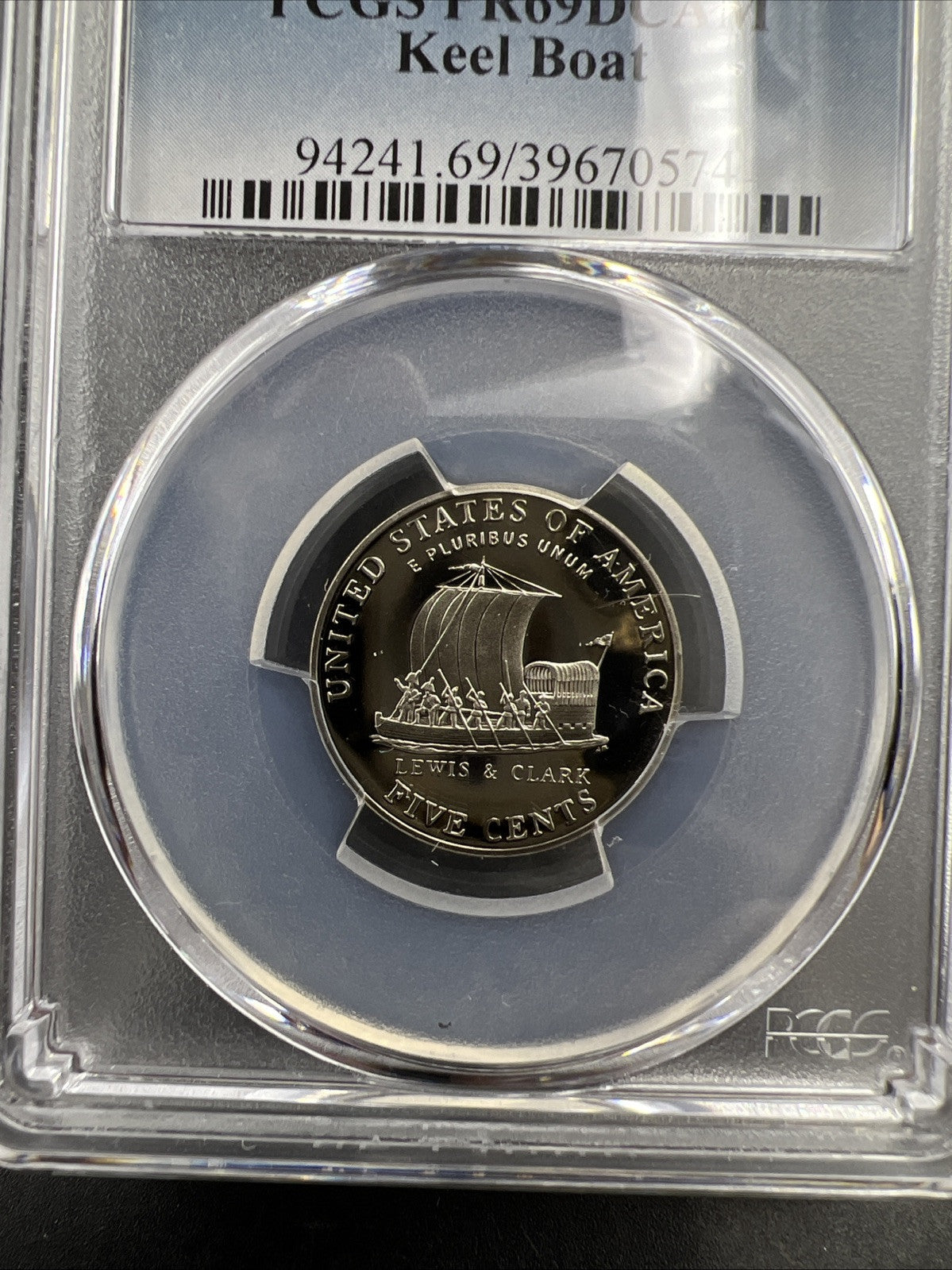2004 S 5c Keel Boat Jefferson Nickel PCGS PR69 DCAM Gem Proof Certified #74