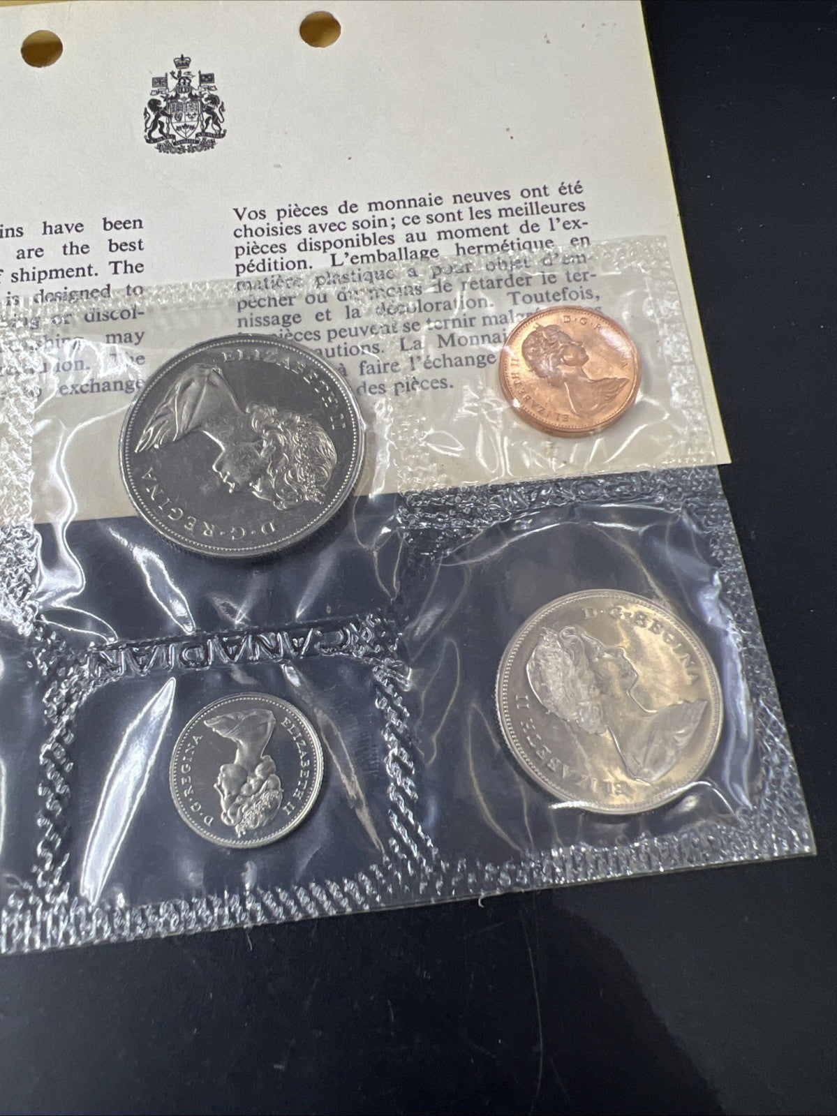 1969 Canada Coin Proof Like Set Royal Canadian Mint in Envelope #A