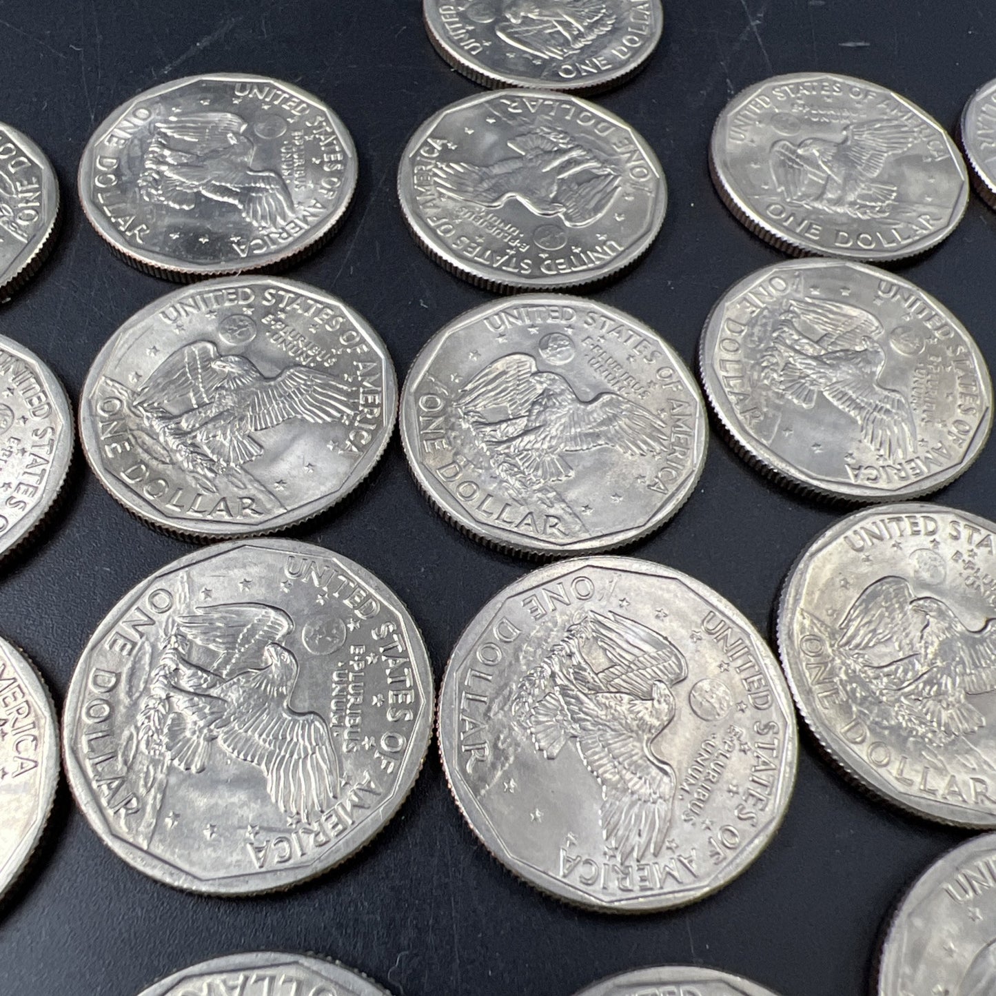 Roll of 21 1979 S $1 One Dollar SBA Susan B Anthony BU UNC Dollar Coins