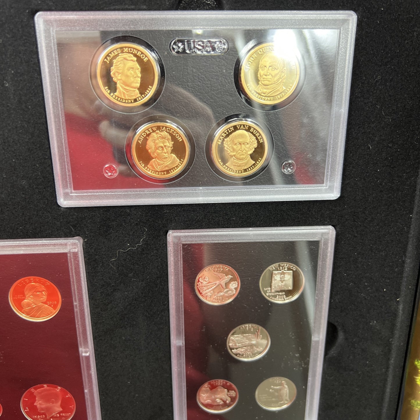 2008 US Mint Legacy Collection 15 Coin NICE Set with 90% Silver $1 Coin Box COA