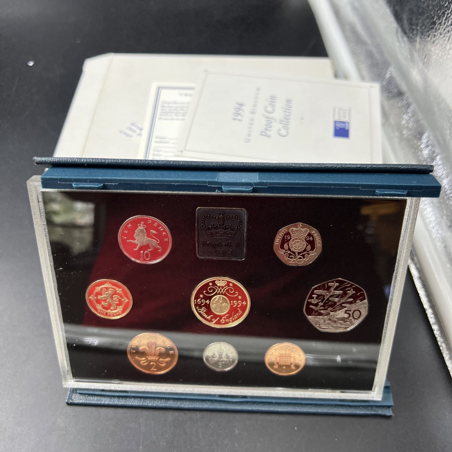 1994 United Kingdom Proof Coin Set with Box & COA #A