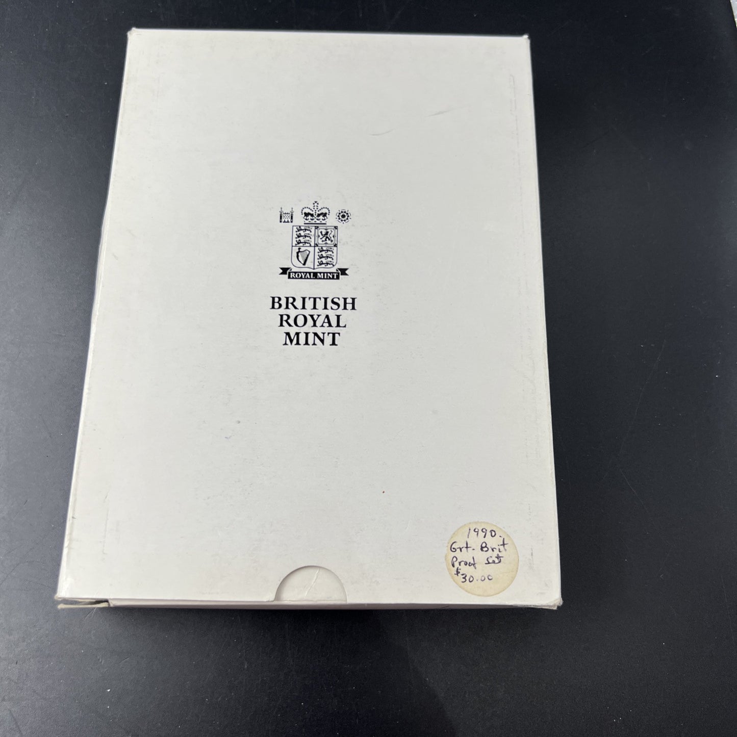 1990 United Kingdom Proof Coin Set with Box & COA #B