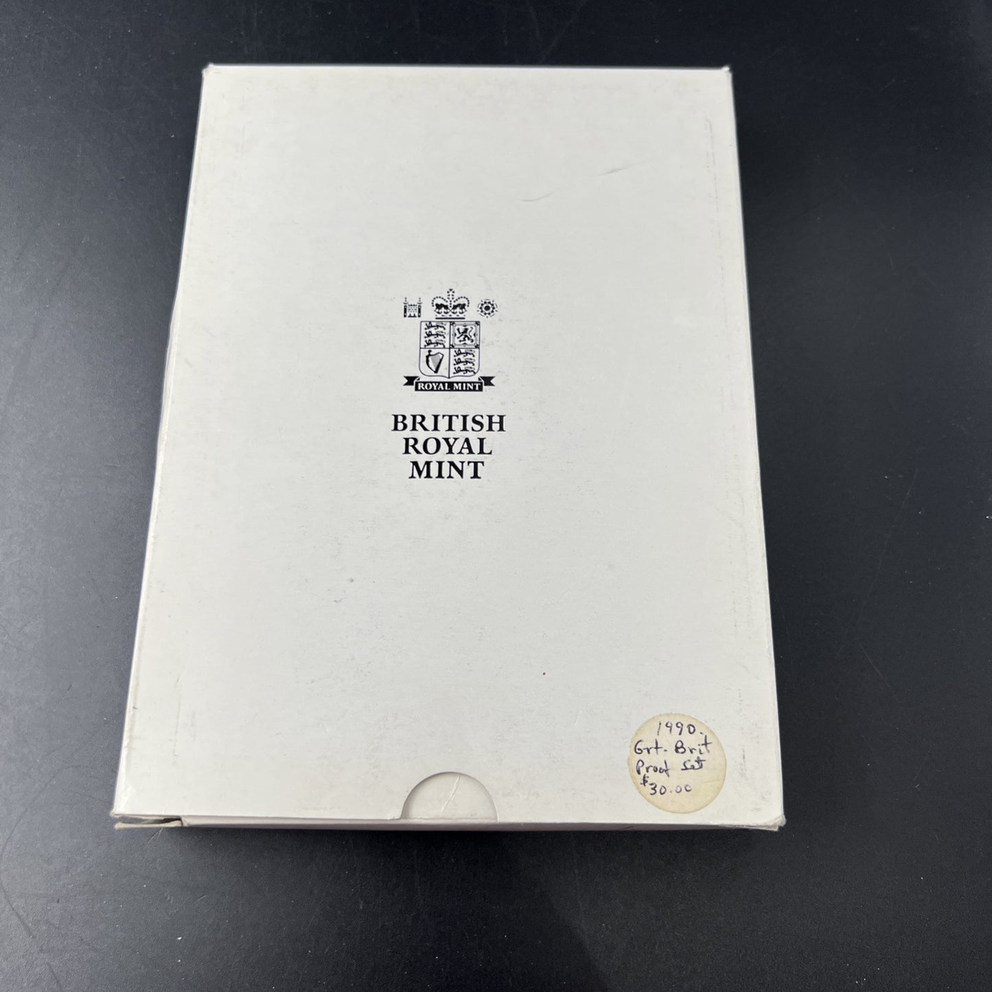 1990 United Kingdom Proof Coin Set with Box & COA #B