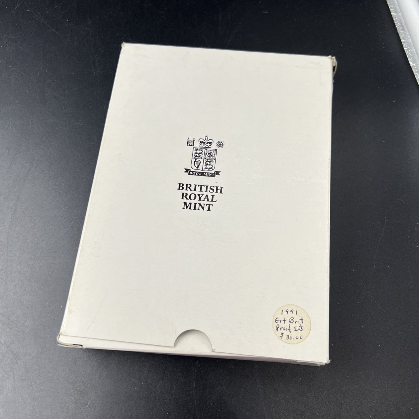 1991 United Kingdom Proof Coin Set with Box & COA #A
