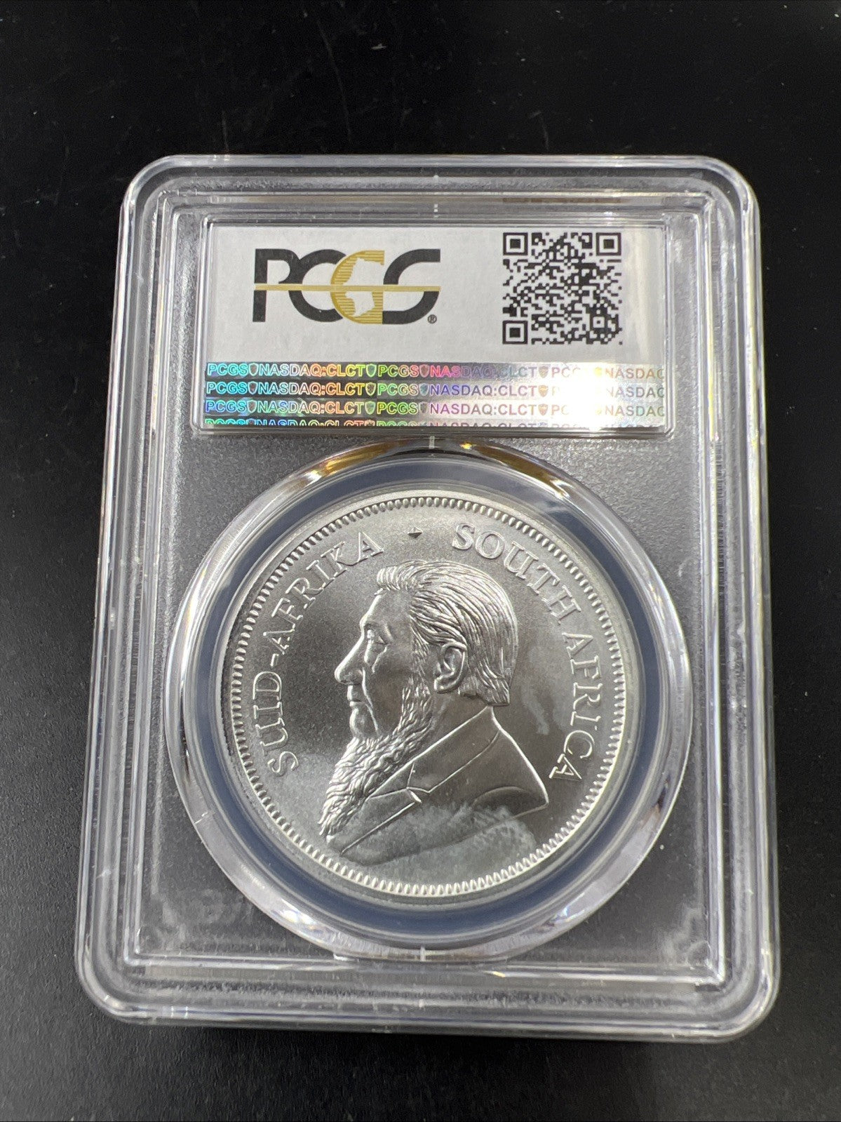 2018 South Africa 1 oz Silver Kruggerand Coin PCGS MS70 First Day of Production