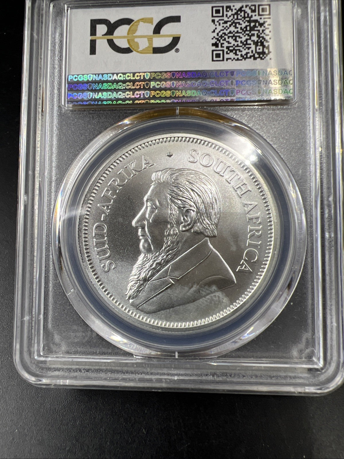 2018 South Africa 1 oz Silver Kruggerand Coin PCGS MS70 First Day of Production