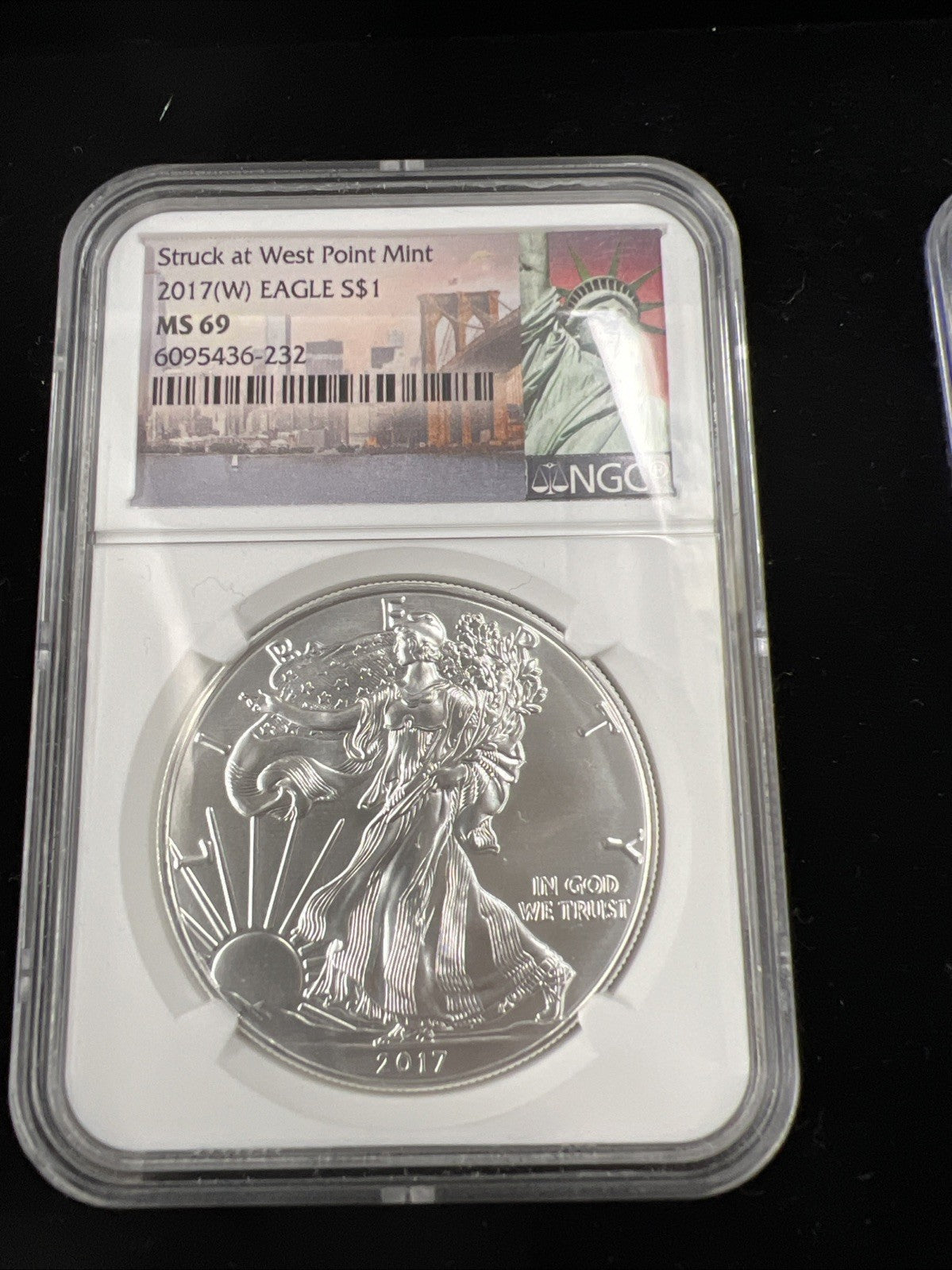 3 Coin 2017 W S P ASE Mint Mark Set 1 oz American Silver Eagle Coin NGC MS69