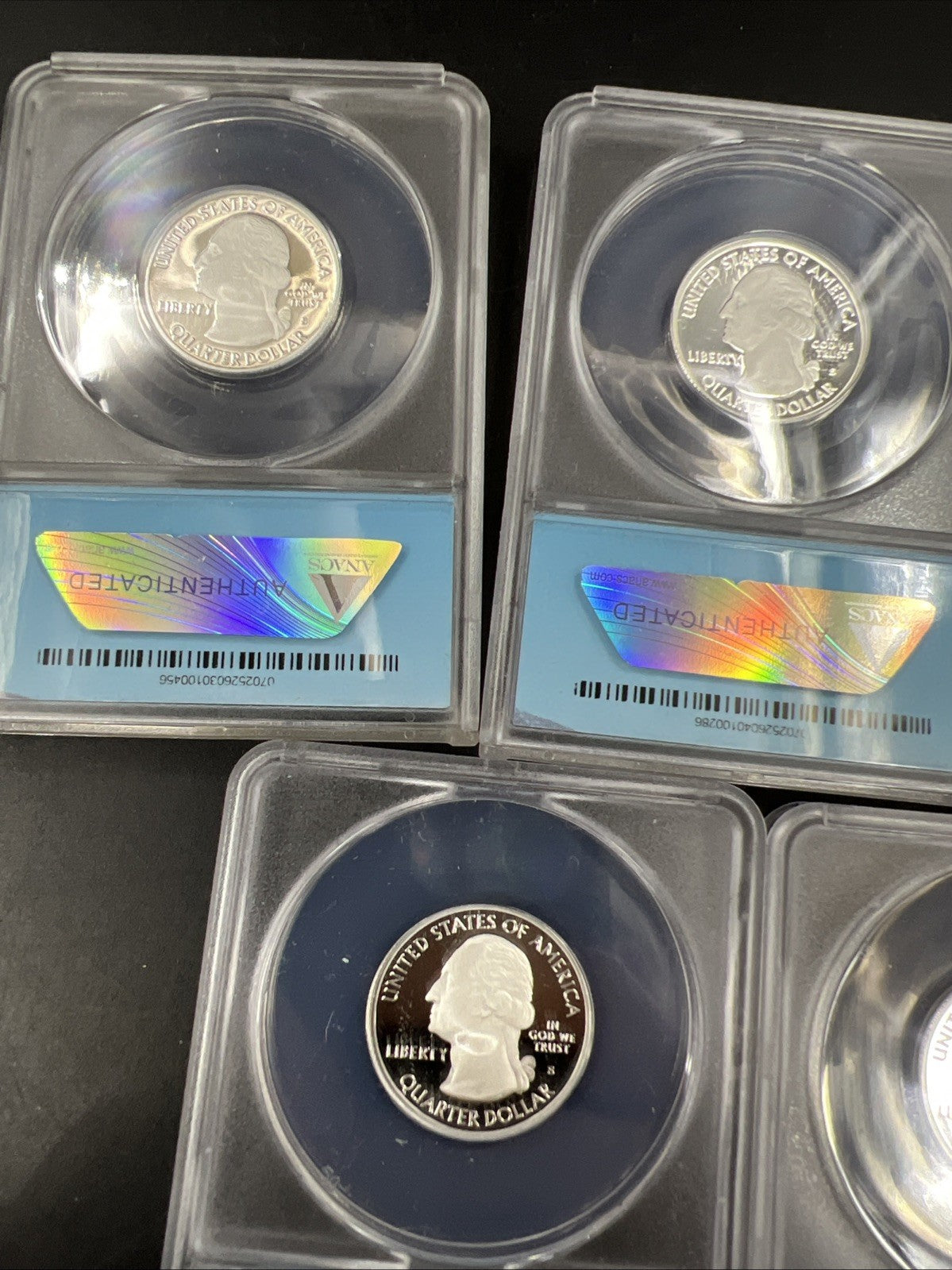 5 Coin 2019 S ATB America The Beautiful Silver Proof Quarter Set PR70 DCAM ANACS