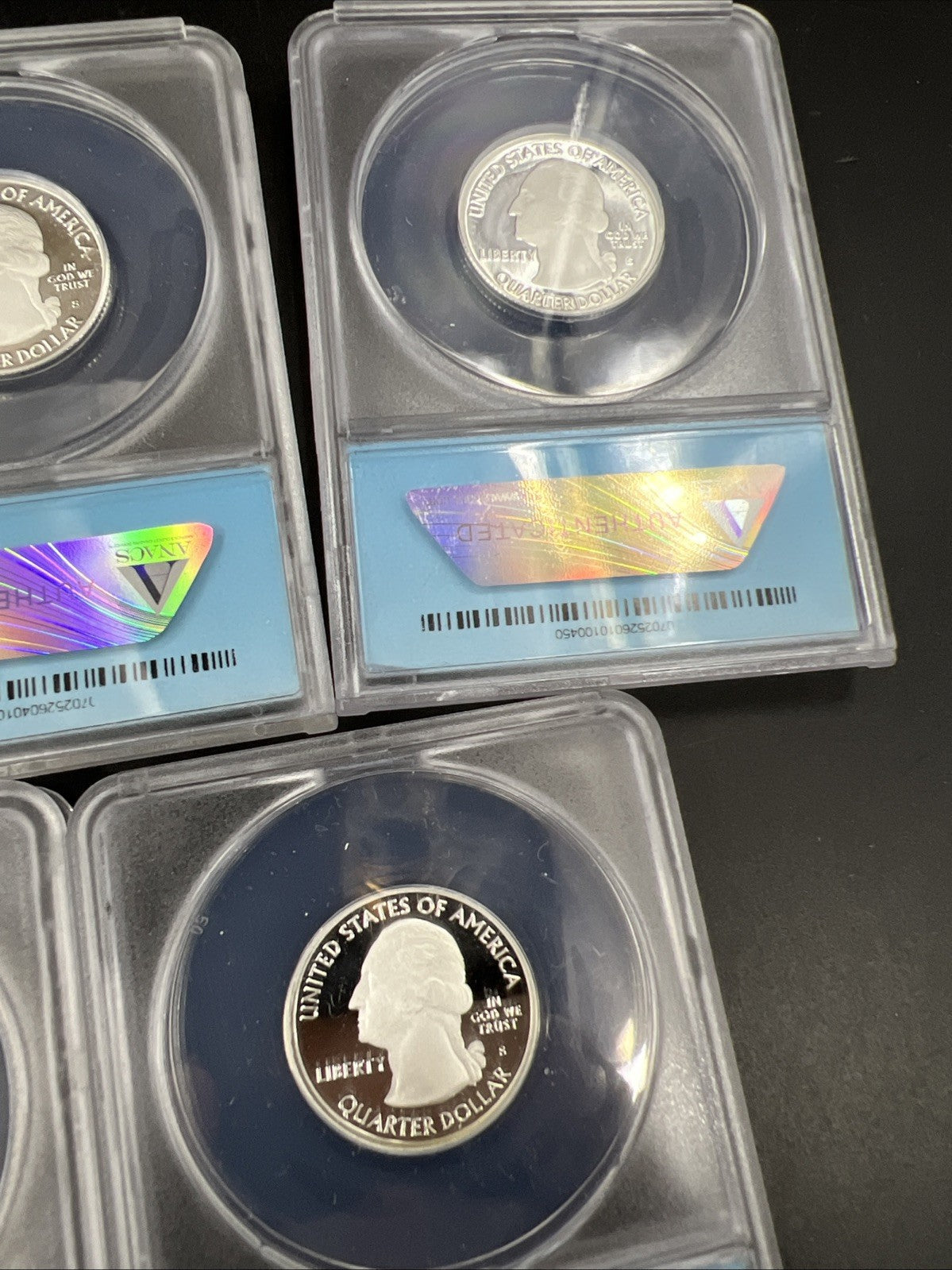 5 Coin 2019 S ATB America The Beautiful Silver Proof Quarter Set PR70 DCAM ANACS