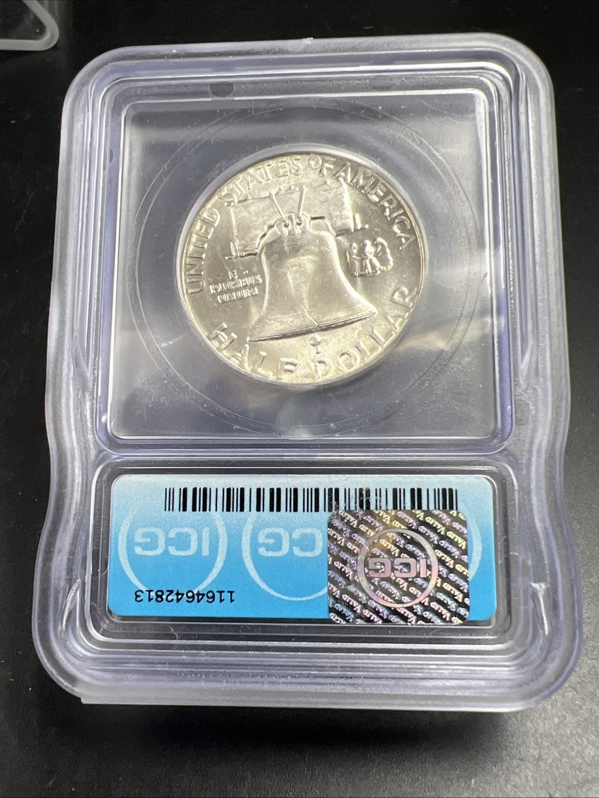 1952 P 50c Franklin Half Dollar Coin Gem BU Certified Some Toning MS65 ICG
