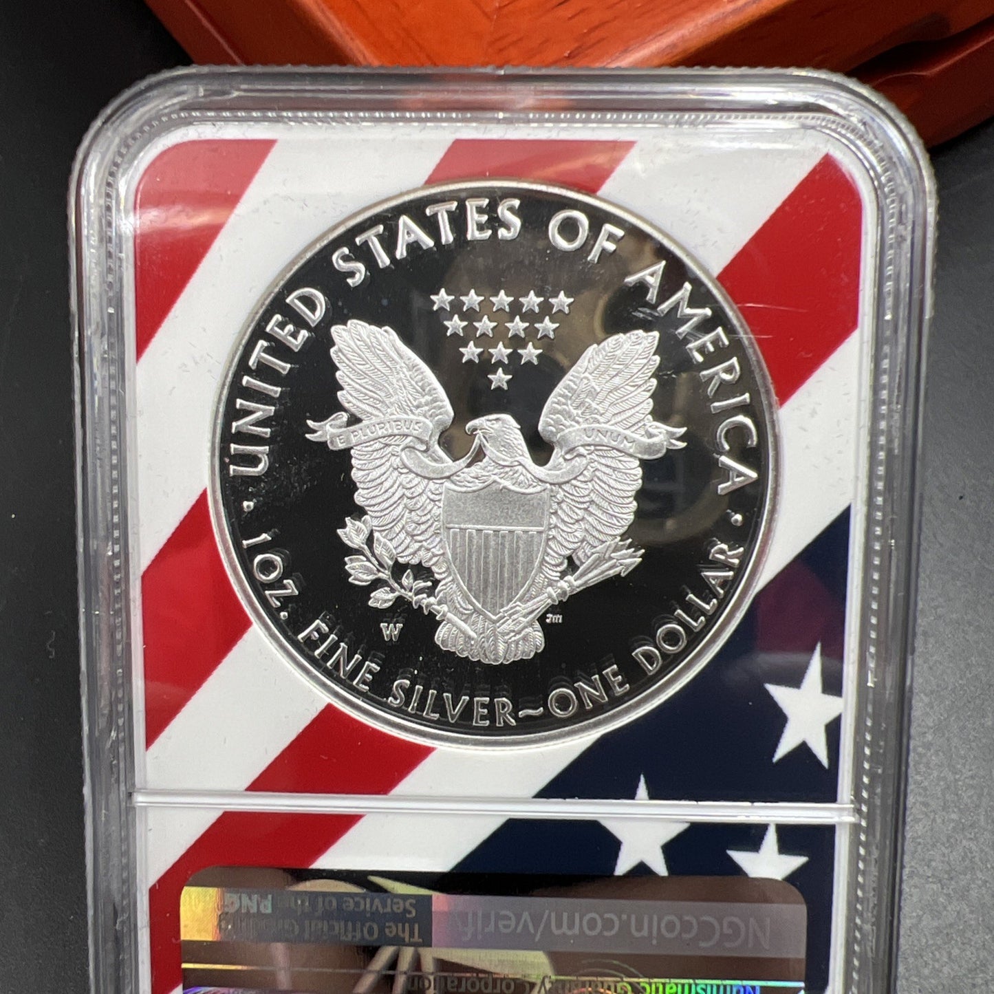 2018 W 1 oz American Silver Eagle Coin $1 NGC PF70 UCAM Congratulations Set USA