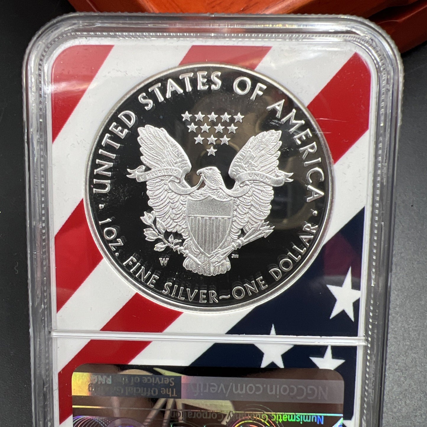 2018 W 1 oz American Silver Eagle Coin $1 NGC PF70 UCAM Congratulations Set USA
