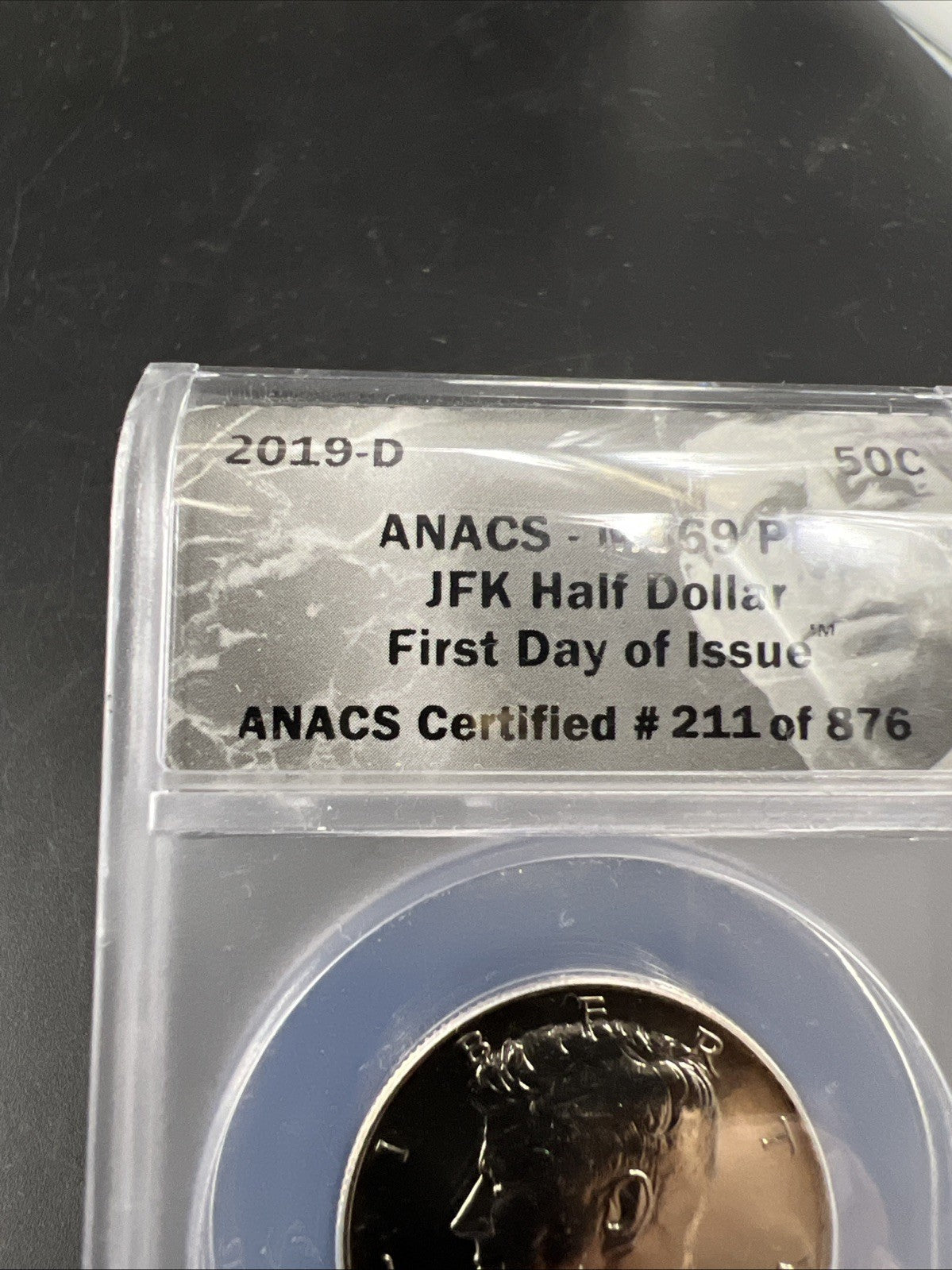 2019 D 50c Kennedy Copper Nickel Half Dollar Coin ANACS MS69 PL Proof Like