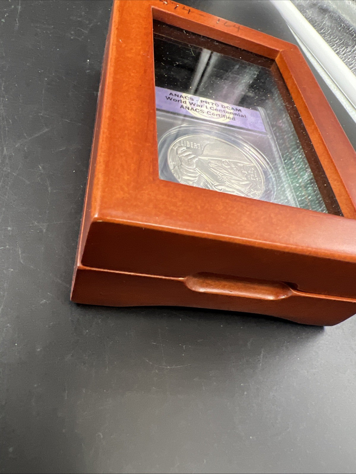 2018-P World War One Centennial Silver Dollar Proof ANACS PR70 w/ Display Box