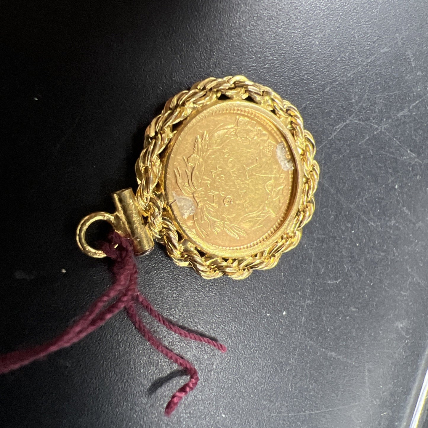 1856 G$1 Gold $1 Princess Head Dollar Coin AU Details Damaged Jewelry