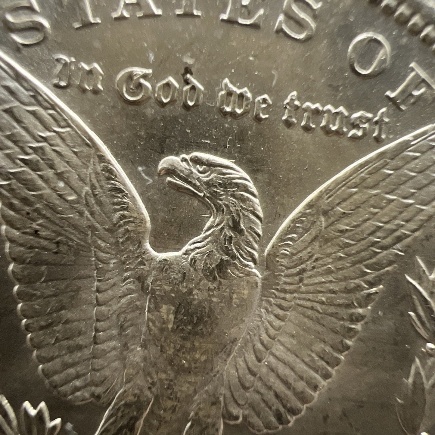 1890 O Morgan Silver Dollar Coin MS64 Choice BU Vam 7A Spiked Eagle Variety #011
