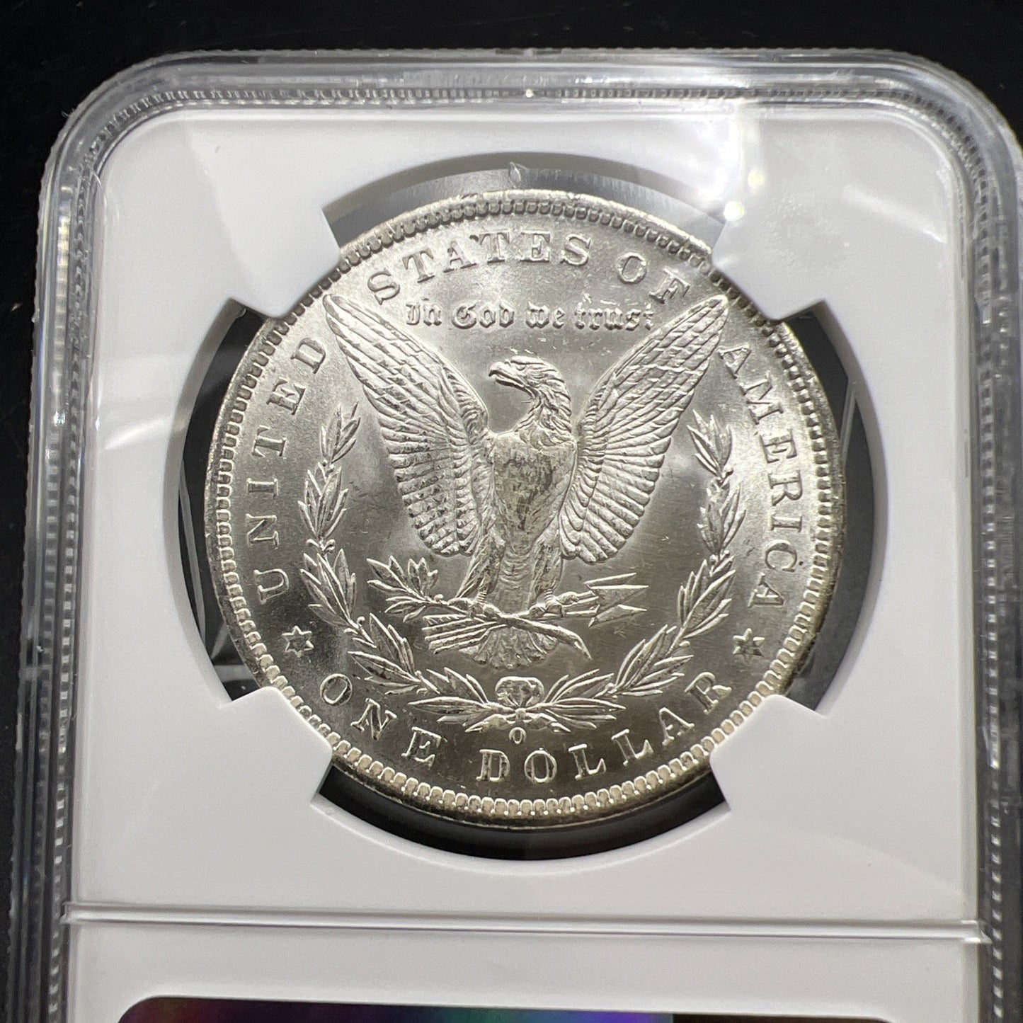 1890 O Morgan Silver Dollar Coin MS64 Choice BU Vam 7A Spiked Eagle Variety #012
