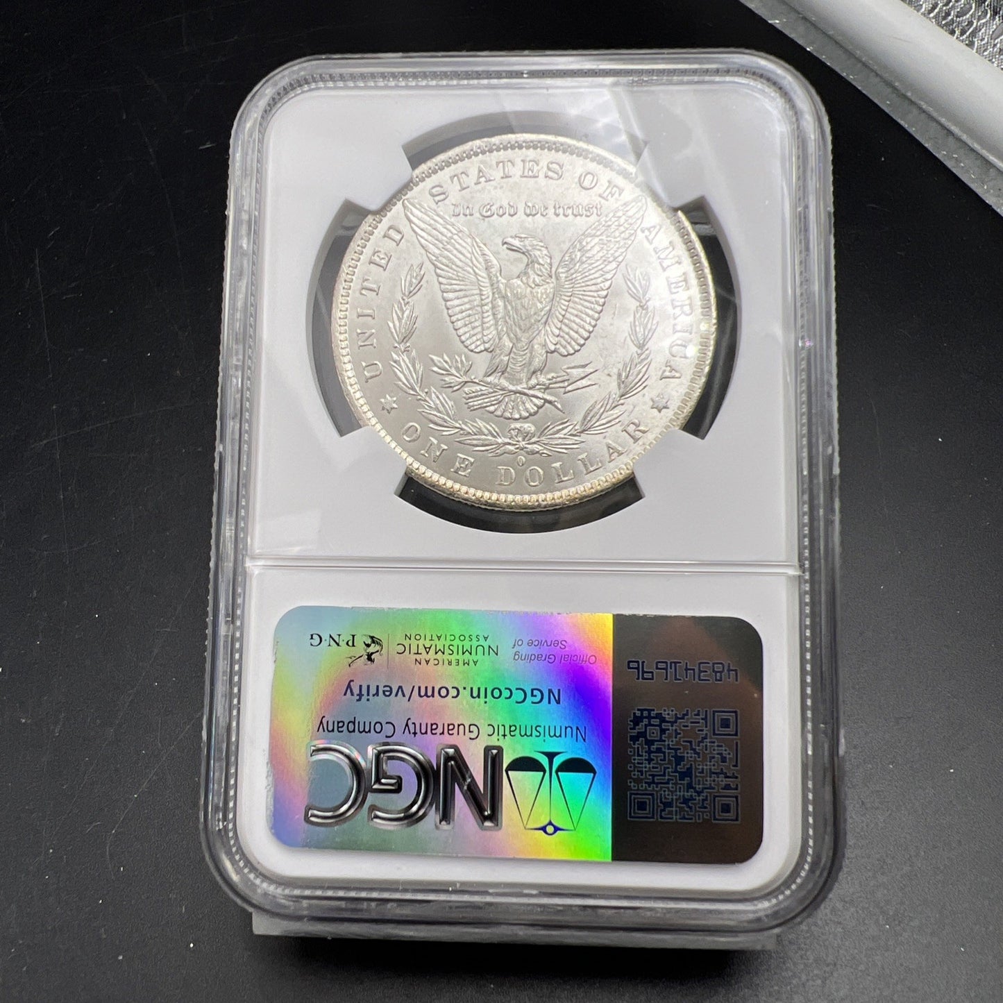 1884 O $1 Morgan Dollar Coin NGC MS65 GEM BU VAM 7 & Slanted Date