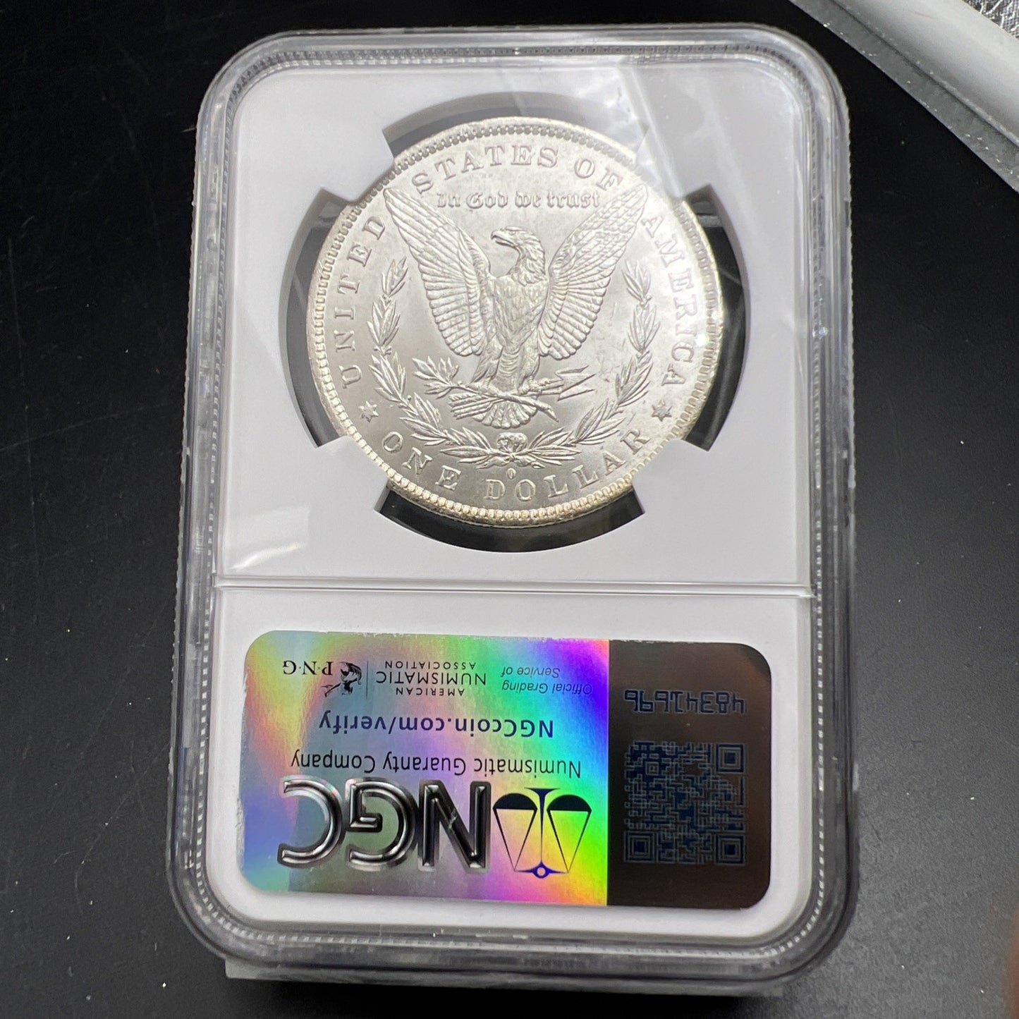1884 O $1 Morgan Dollar Coin NGC MS65 GEM BU VAM 7 & Slanted Date