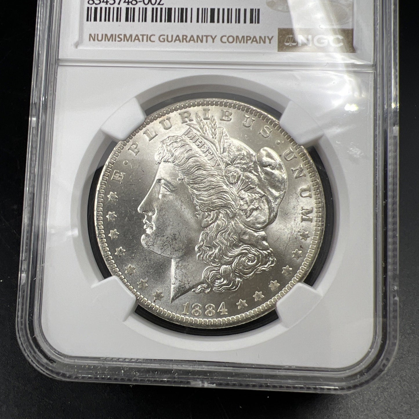 1884 O $1 Morgan Dollar Coin NGC MS65 GEM BU VAM 7 & Slanted Date
