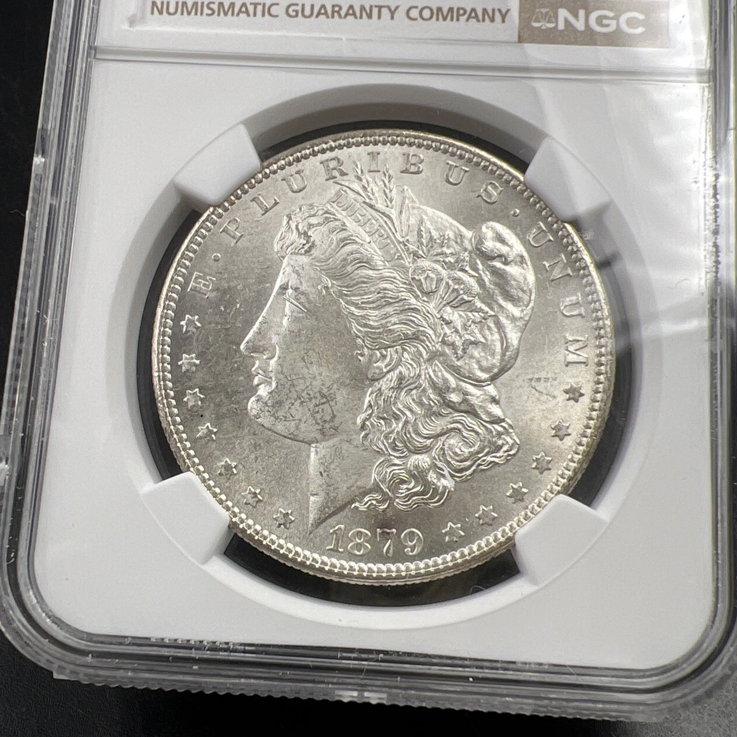 1879 S $1 Morgan Silver Dollar Coin CH BU NGC MS64 VAM 27 Double Date Variety