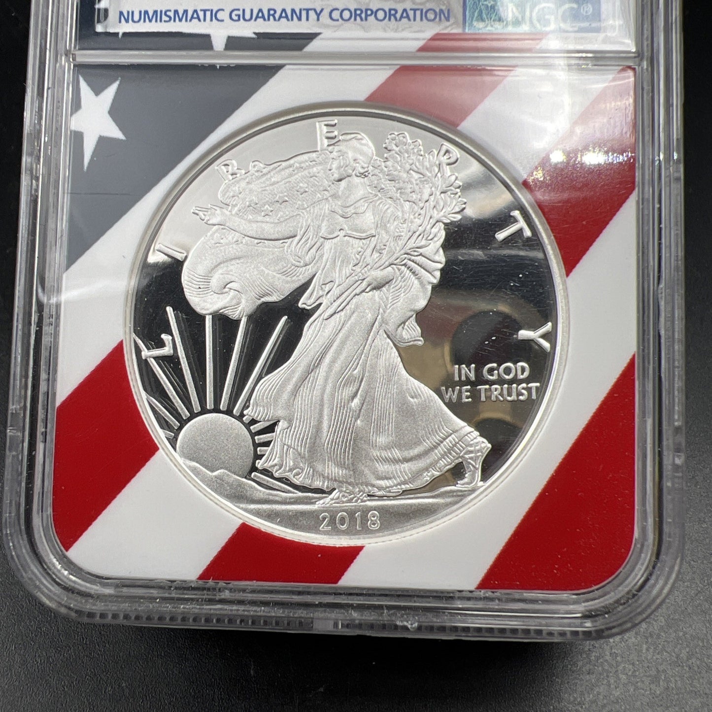 2018 W Proof ASE American Silver Eagle Coin NGC PF70 UCAM #058