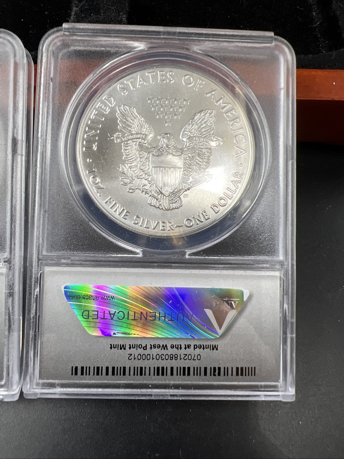3 Coin 2017 W S P ASE Mint Mark Set 1 oz American Silver Eagle Coins ANACS MS70