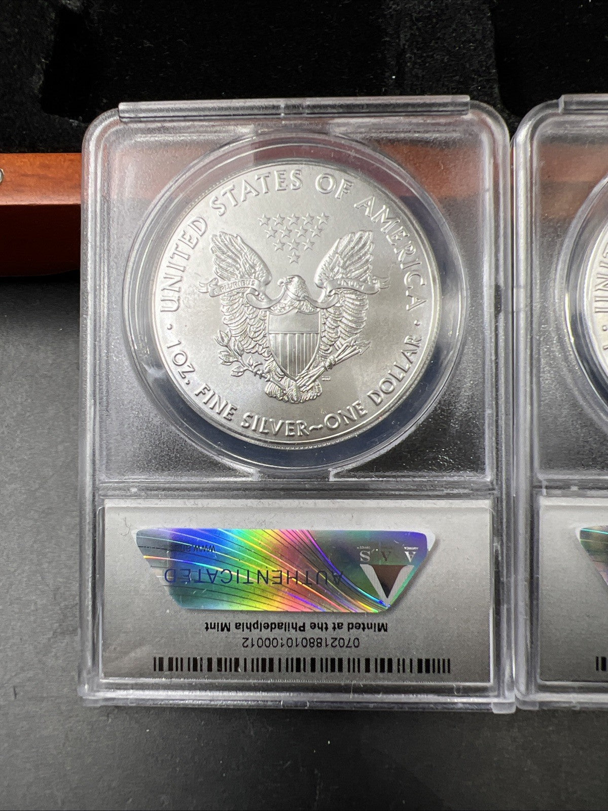 3 Coin 2017 W S P ASE Mint Mark Set 1 oz American Silver Eagle Coins ANACS MS70