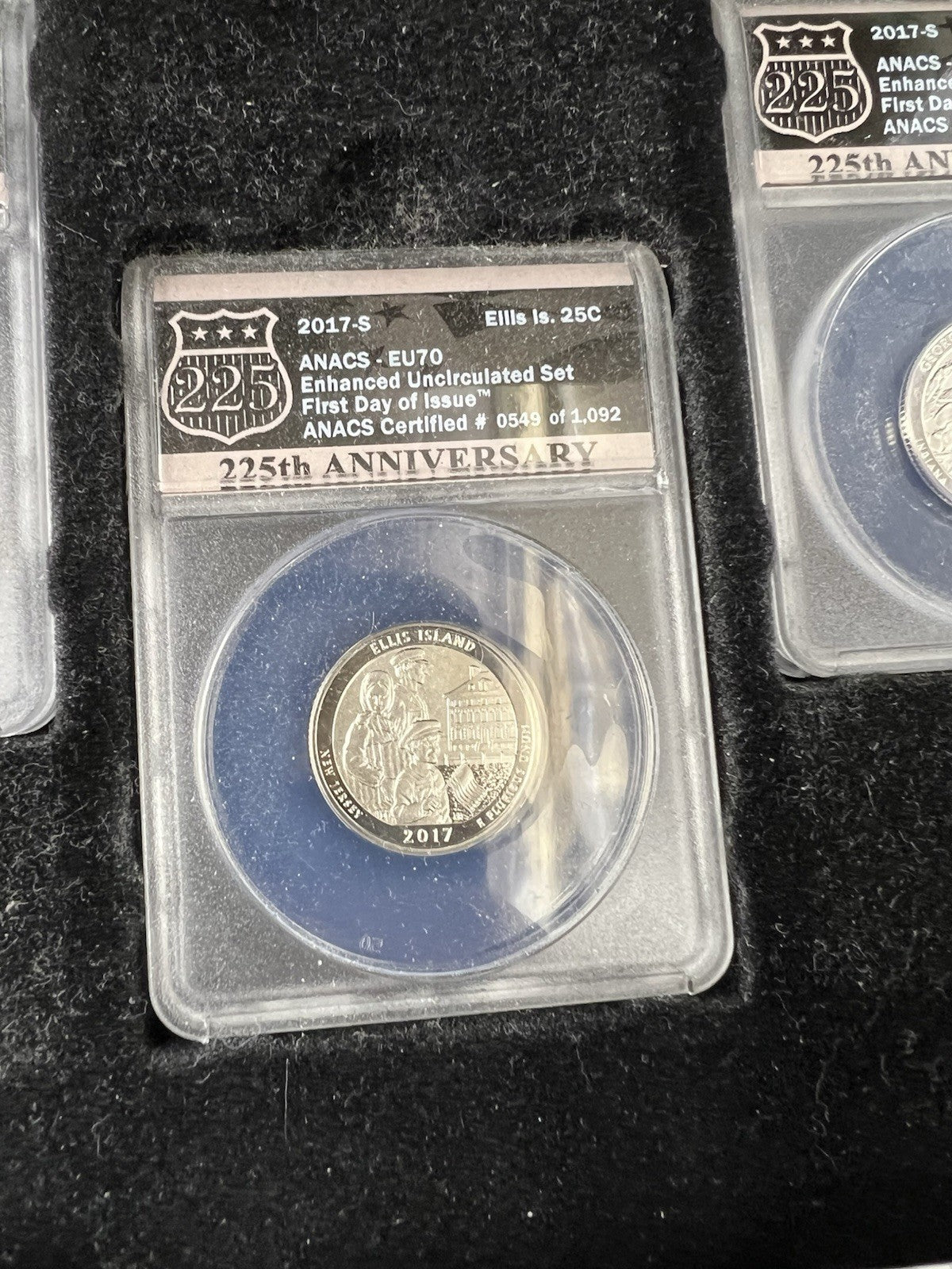 Complete 10 Coin 2017 S Enhanced Uncirculated Set ANACS EU70 FDOI First Day